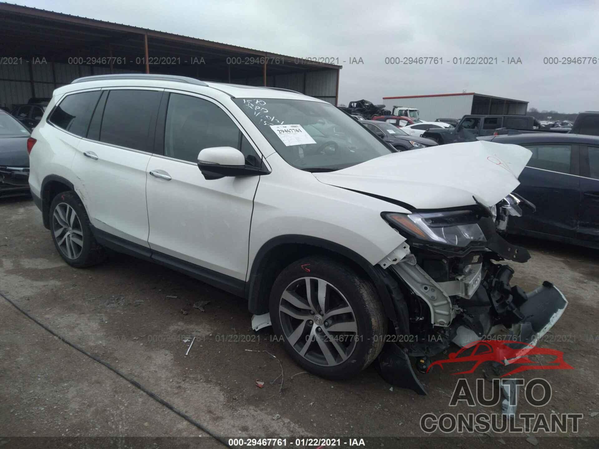 HONDA PILOT 2017 - 5FNYF6H96HB092025