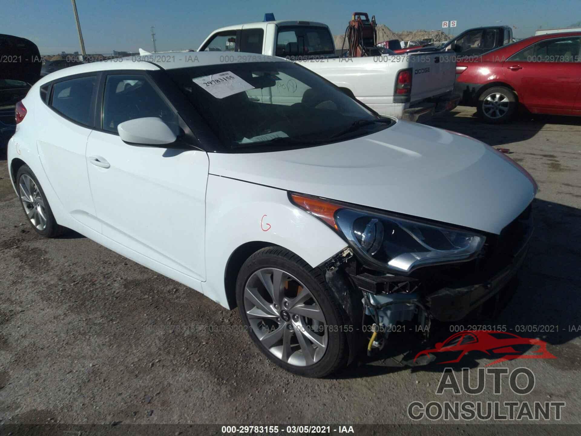 HYUNDAI VELOSTER 2016 - KMHTC6AD4GU286071