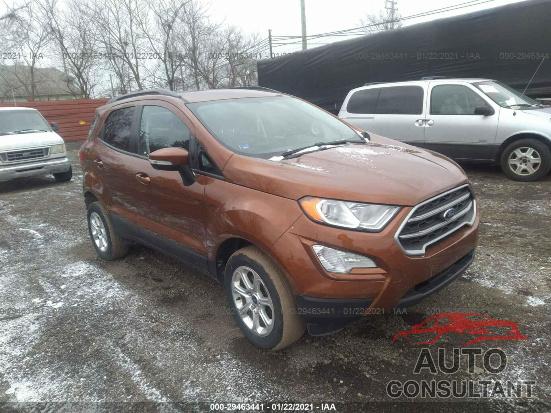 FORD ECOSPORT 2018 - MAJ6P1UL0JC206750