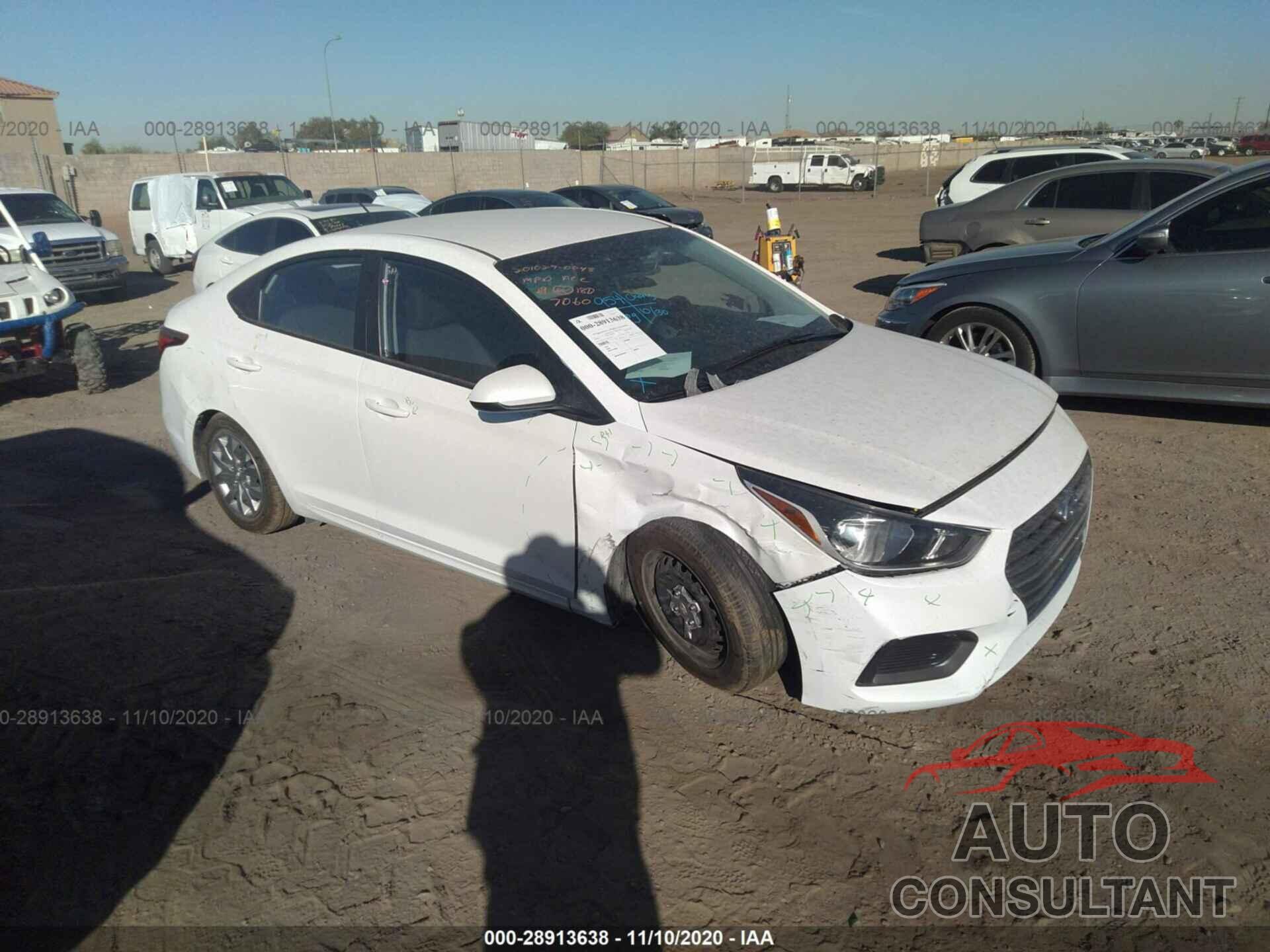 HYUNDAI ACCENT 2018 - 3KPC24A37JE007060