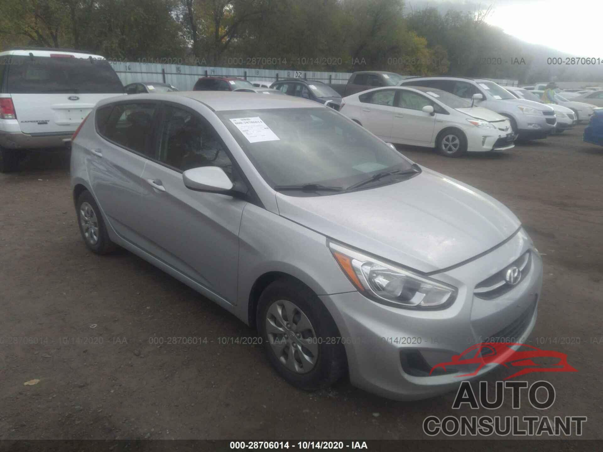 HYUNDAI ACCENT 2016 - KMHCT5AE8GU260799