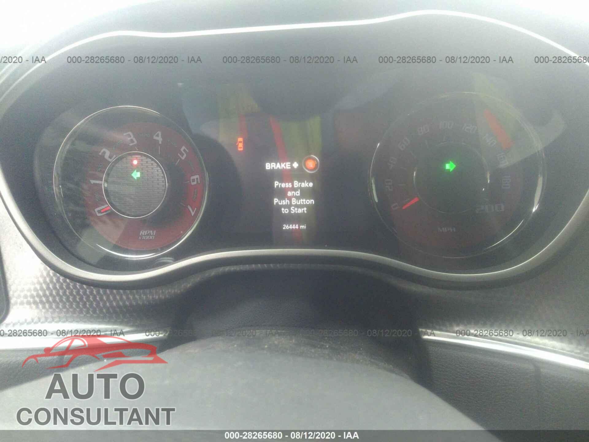 DODGE CHALLENGER 2016 - 2C3CDZC98GH254467