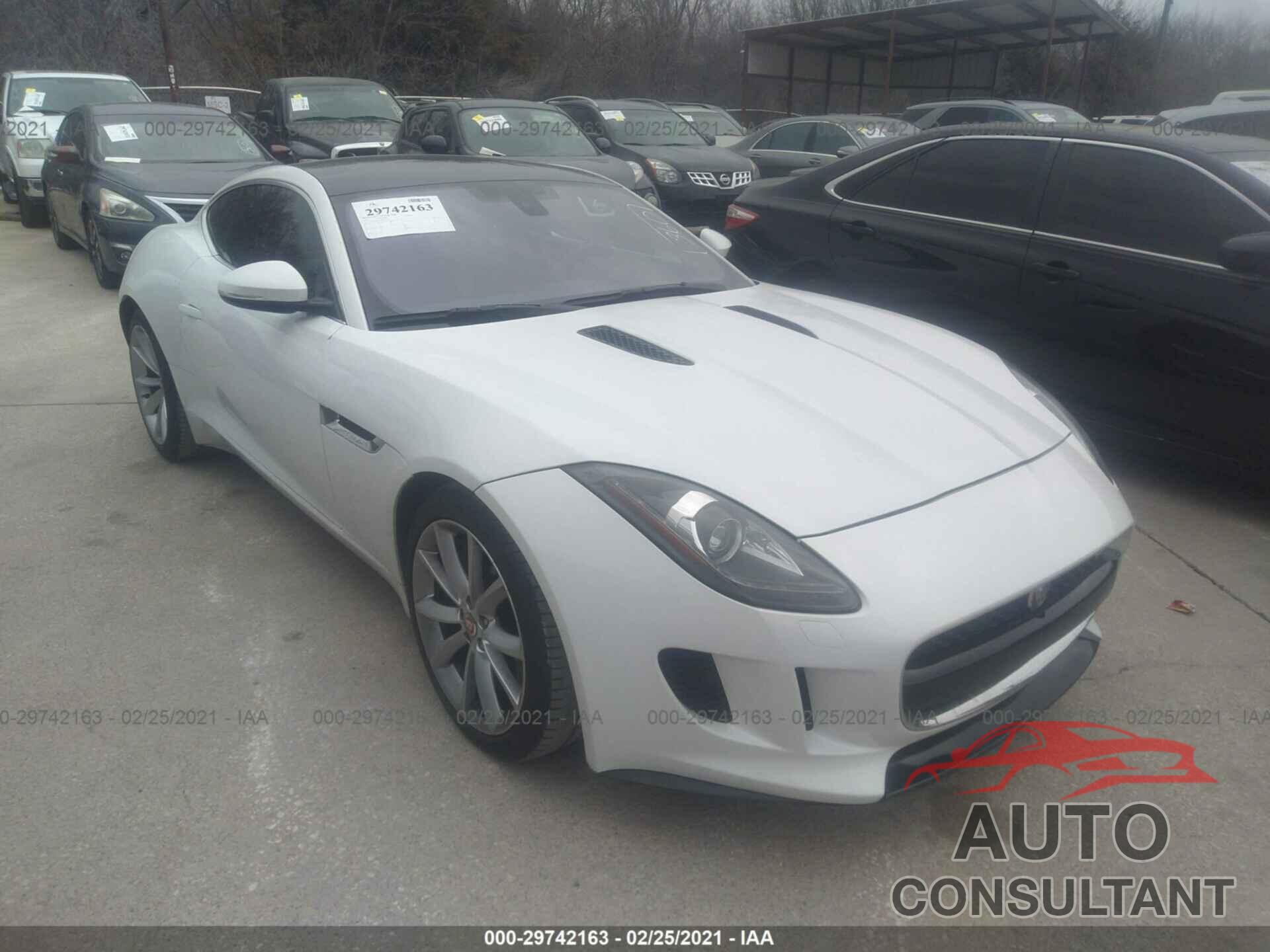 JAGUAR F-TYPE 2017 - SAJWA6BU5H8K35874