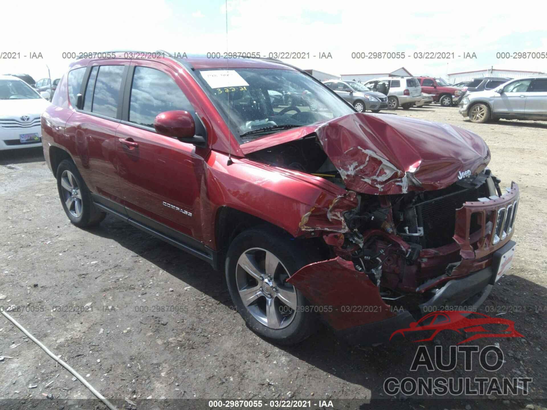 JEEP COMPASS 2016 - 1C4NJDEBXGD708862
