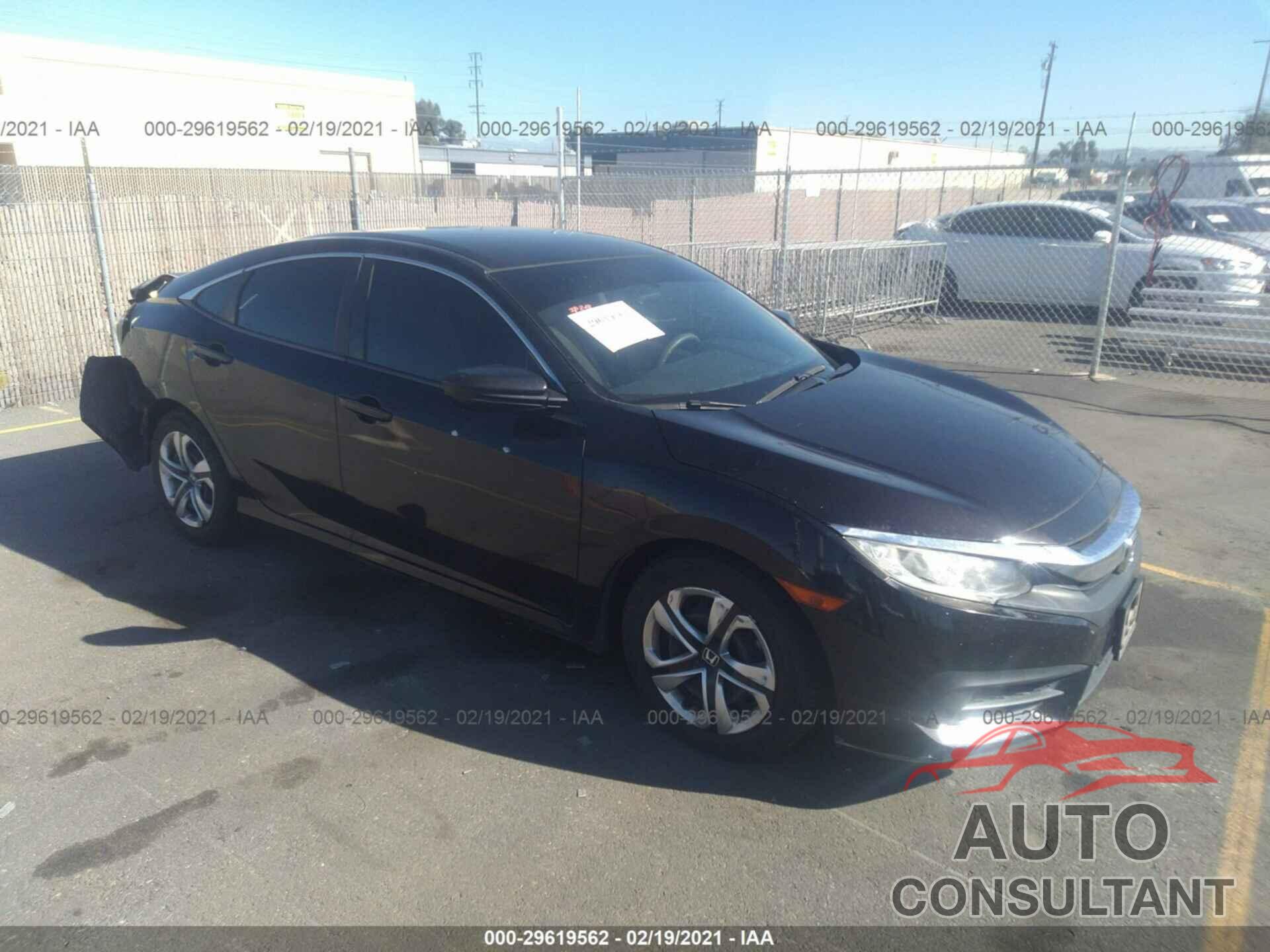 HONDA CIVIC SEDAN 2016 - 2HGFC2F51GH539010