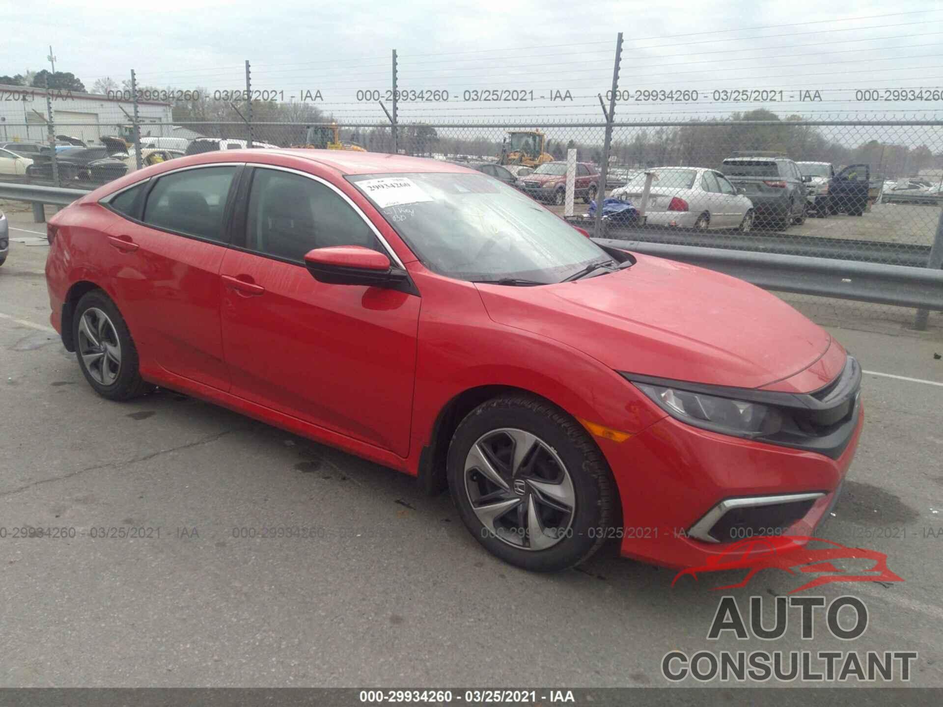 HONDA CIVIC SEDAN 2019 - 2HGFC2F60KH535533