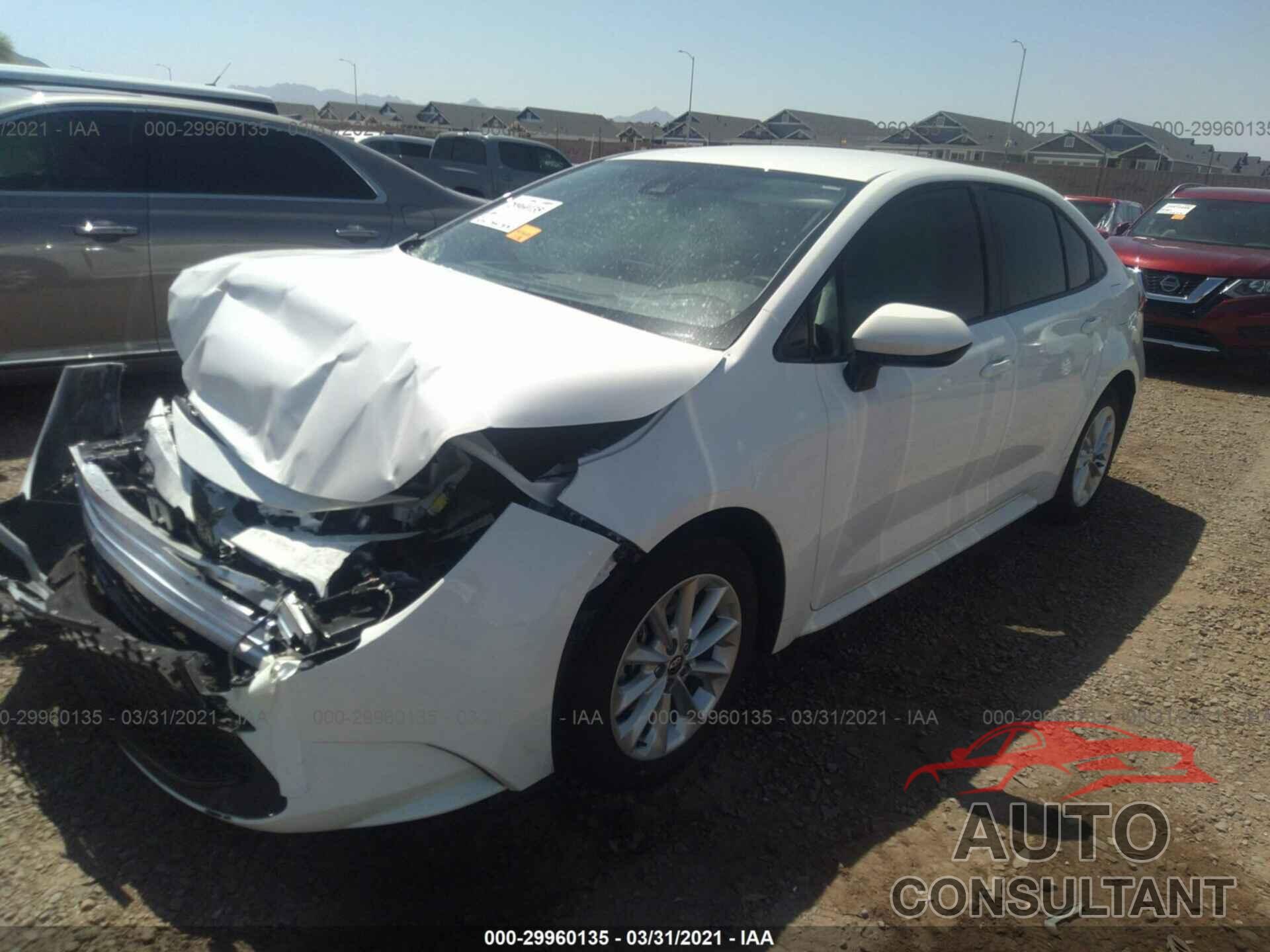 TOYOTA COROLLA 2021 - JTDVPMAE0MJ120772