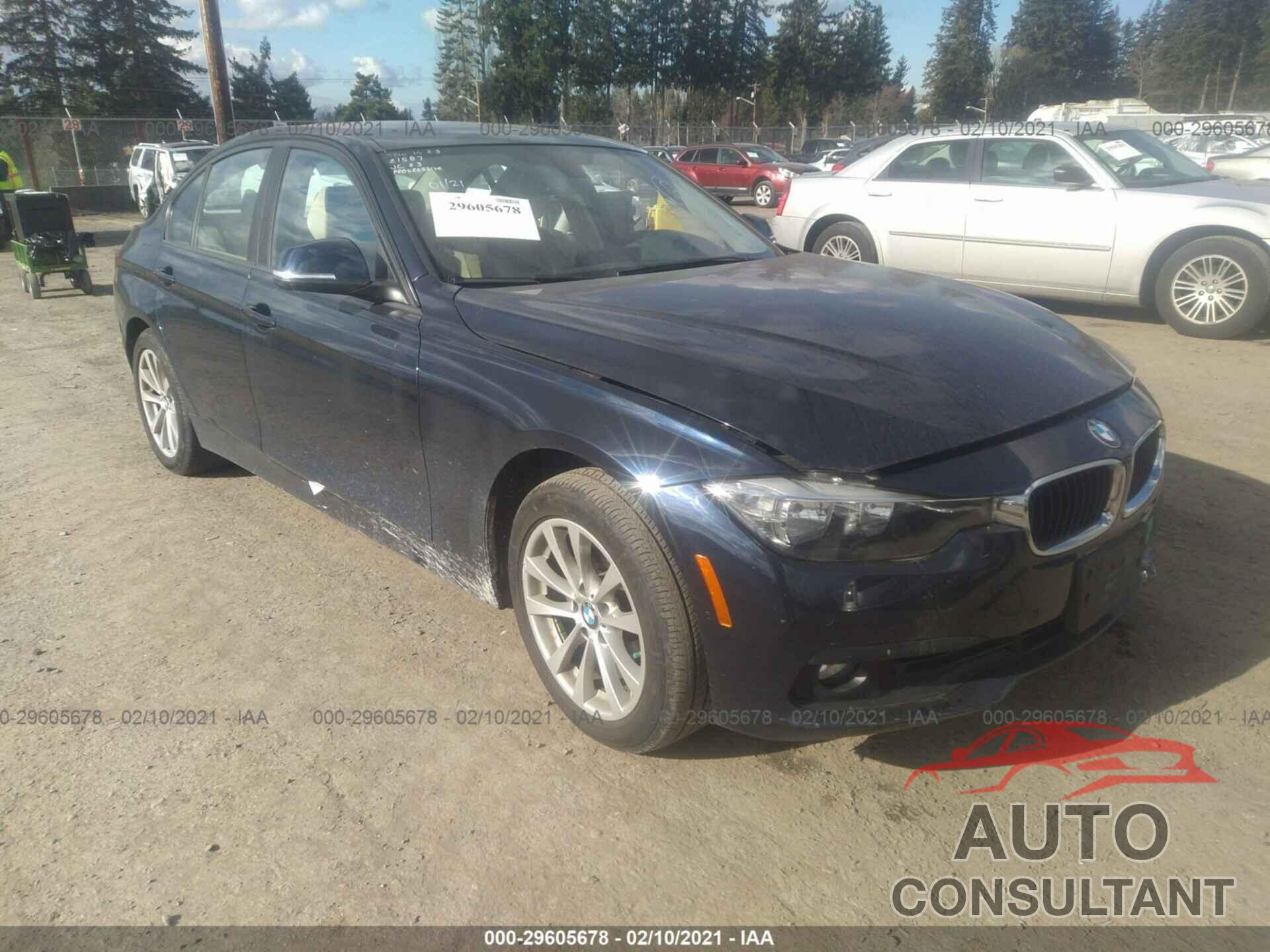 BMW 3 SERIES 2016 - WBA8A3C52GK551356