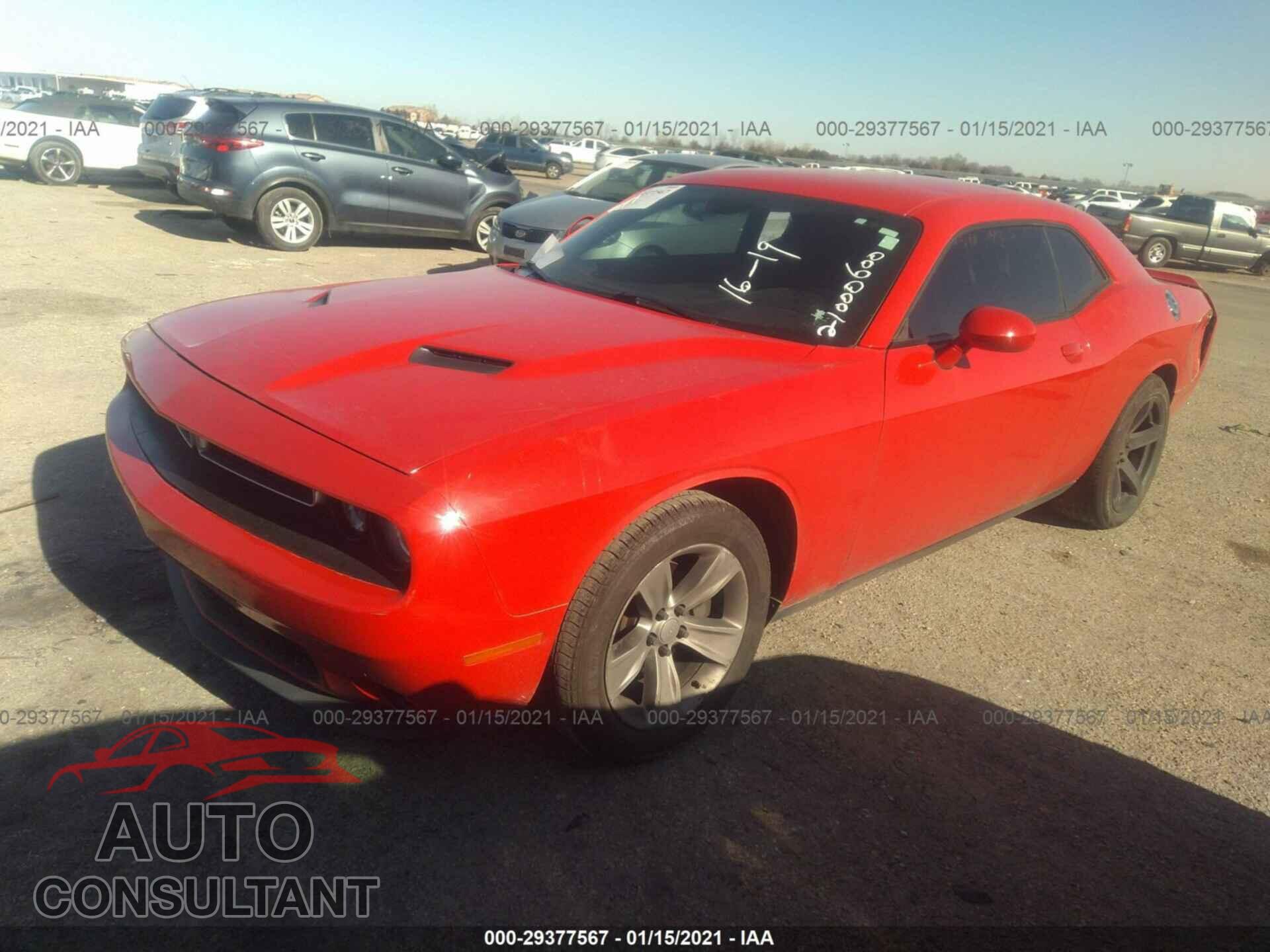 DODGE CHALLENGER 2016 - 2C3CDZAG0GH138326