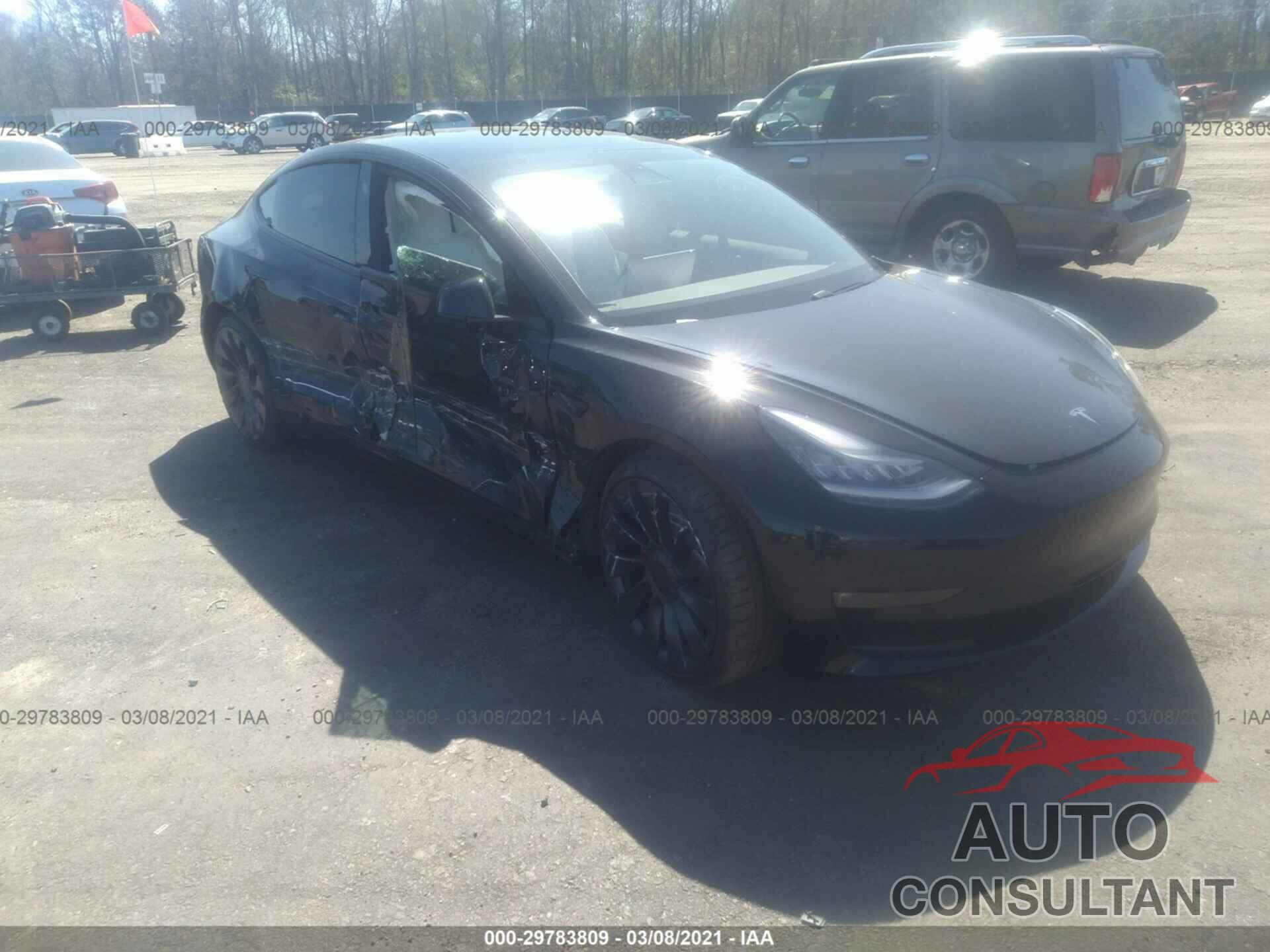 TESLA MODEL 3 2021 - 5YJ3E1EC1MF856342