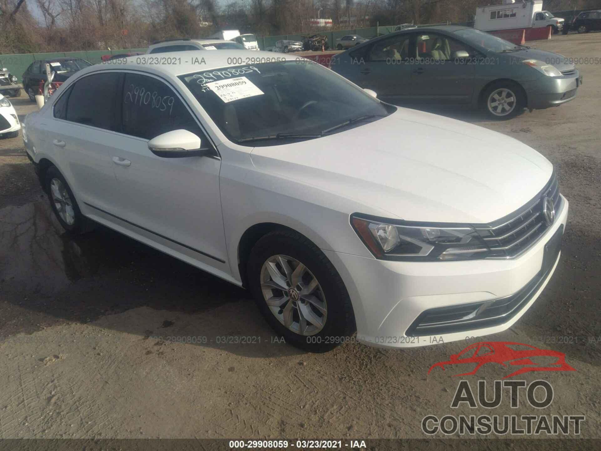 VOLKSWAGEN PASSAT 2017 - 1VWAT7A37HC010514