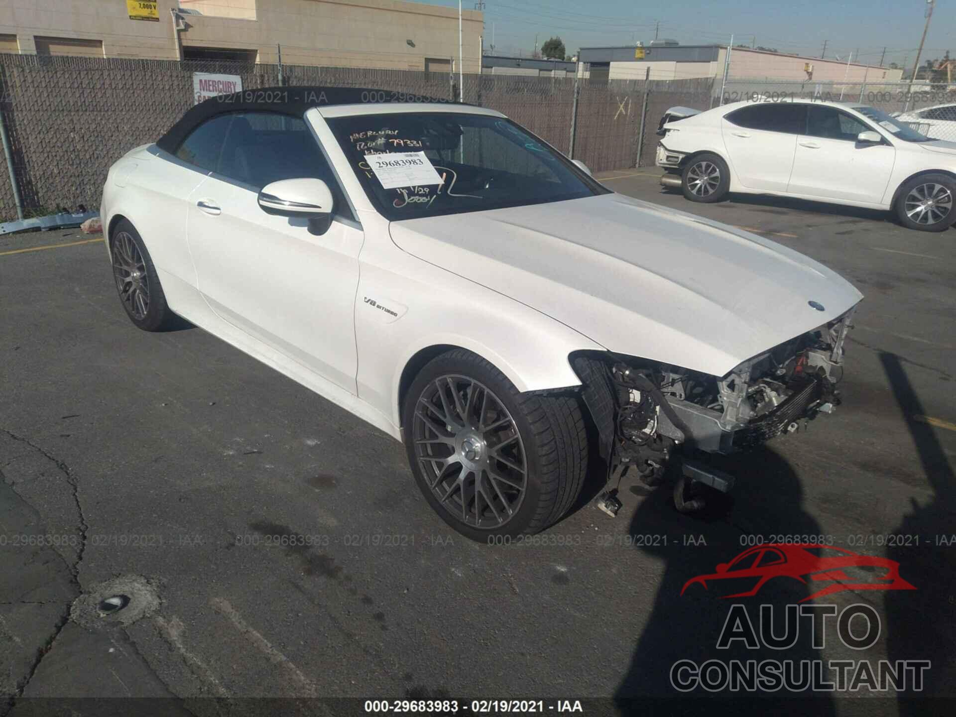 MERCEDES-BENZ C-CLASS 2017 - WDDWK8GB5HF476401