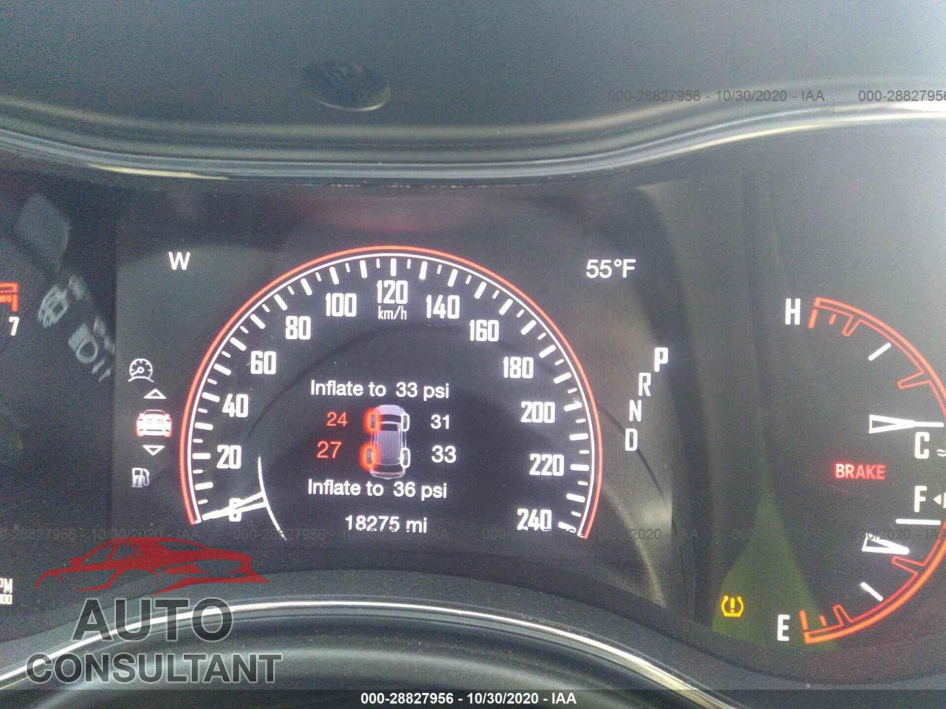 DODGE DURANGO 2019 - 1C4RDJDG1KC853565