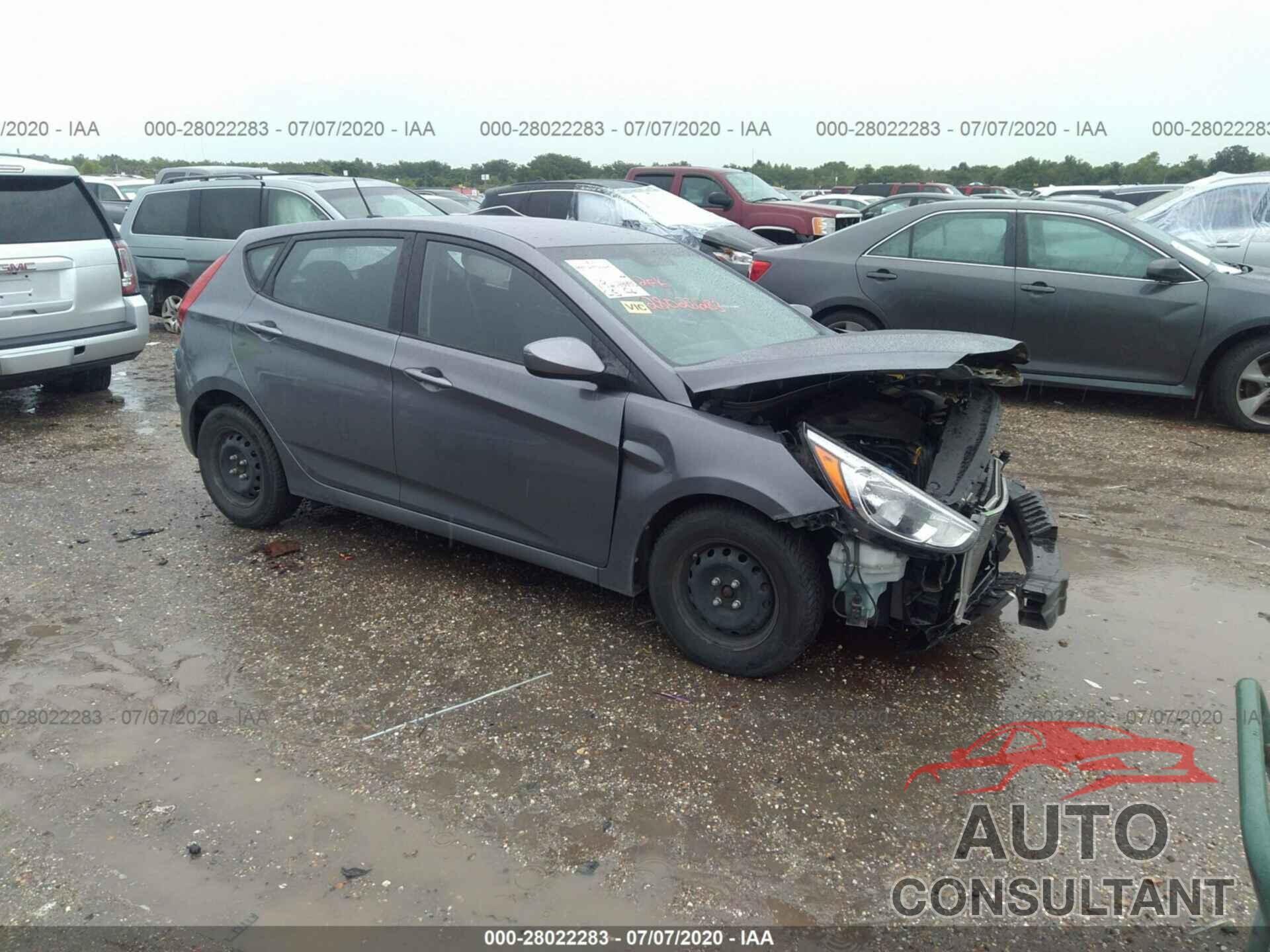 HYUNDAI ACCENT 2016 - KMHCT5AE0GU276916