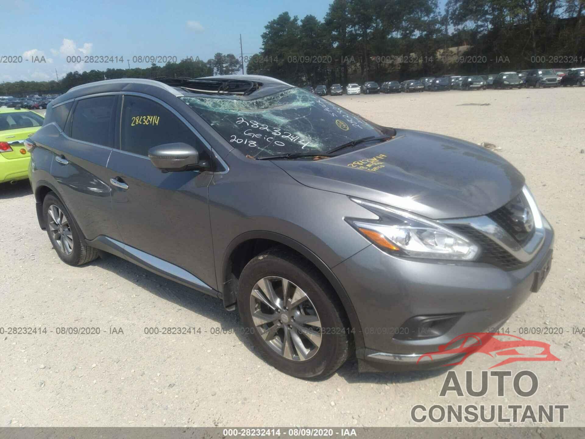 NISSAN MURANO 2018 - 5N1AZ2MH8JN136723