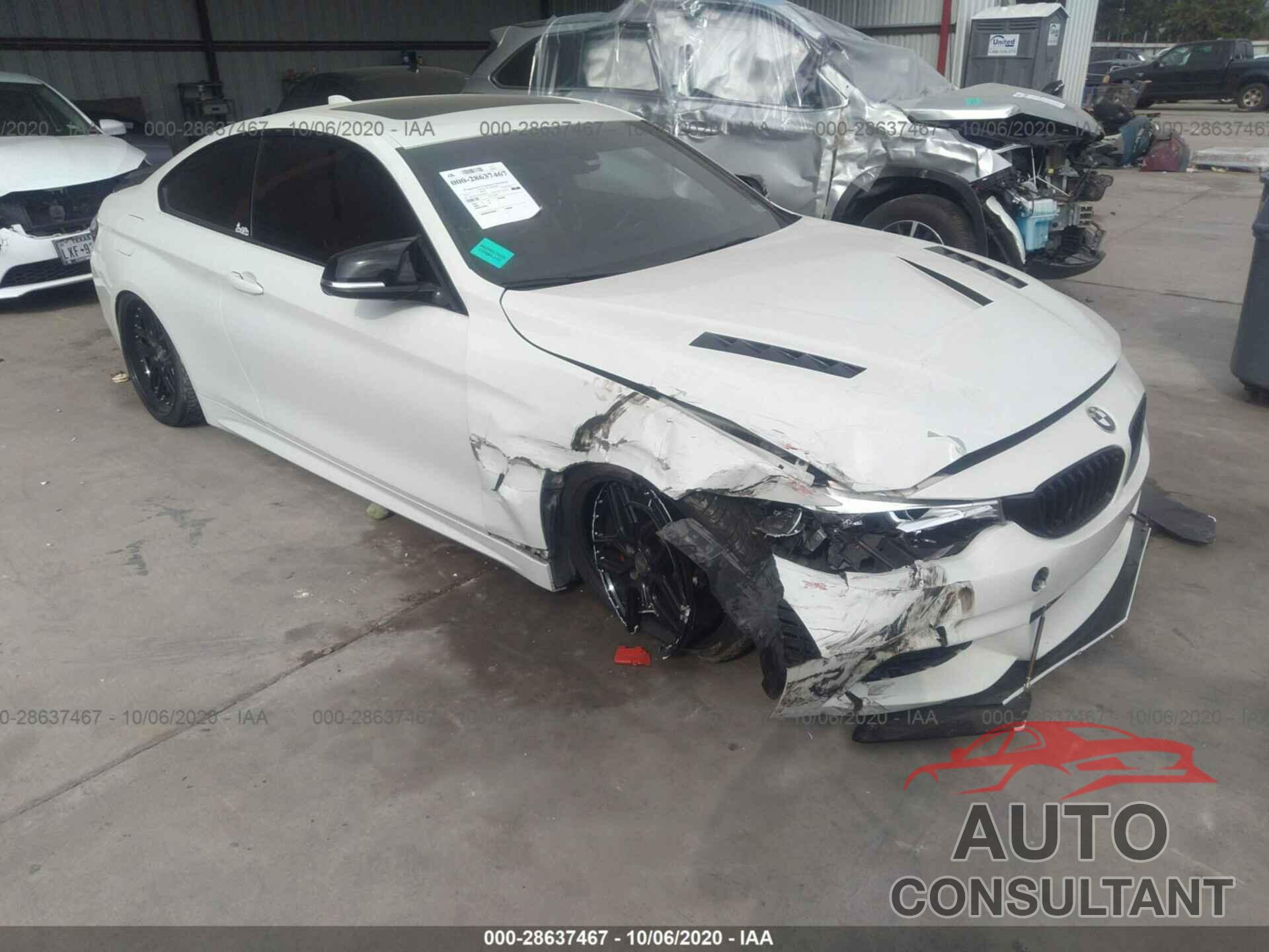 BMW 4 SERIES 2016 - WBA3N7C57GK228748