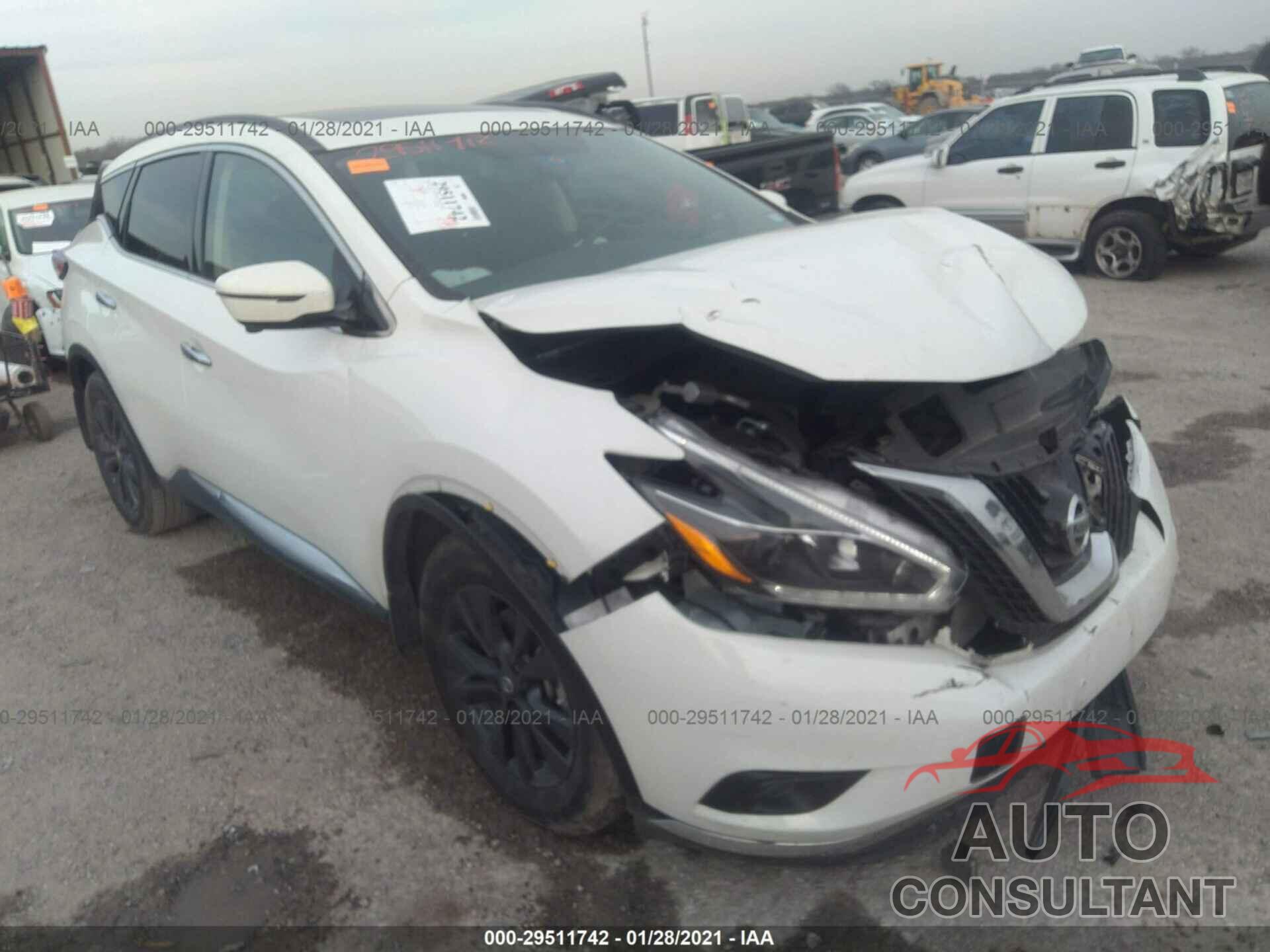 NISSAN MURANO 2018 - 5N1AZ2MG1JN203864