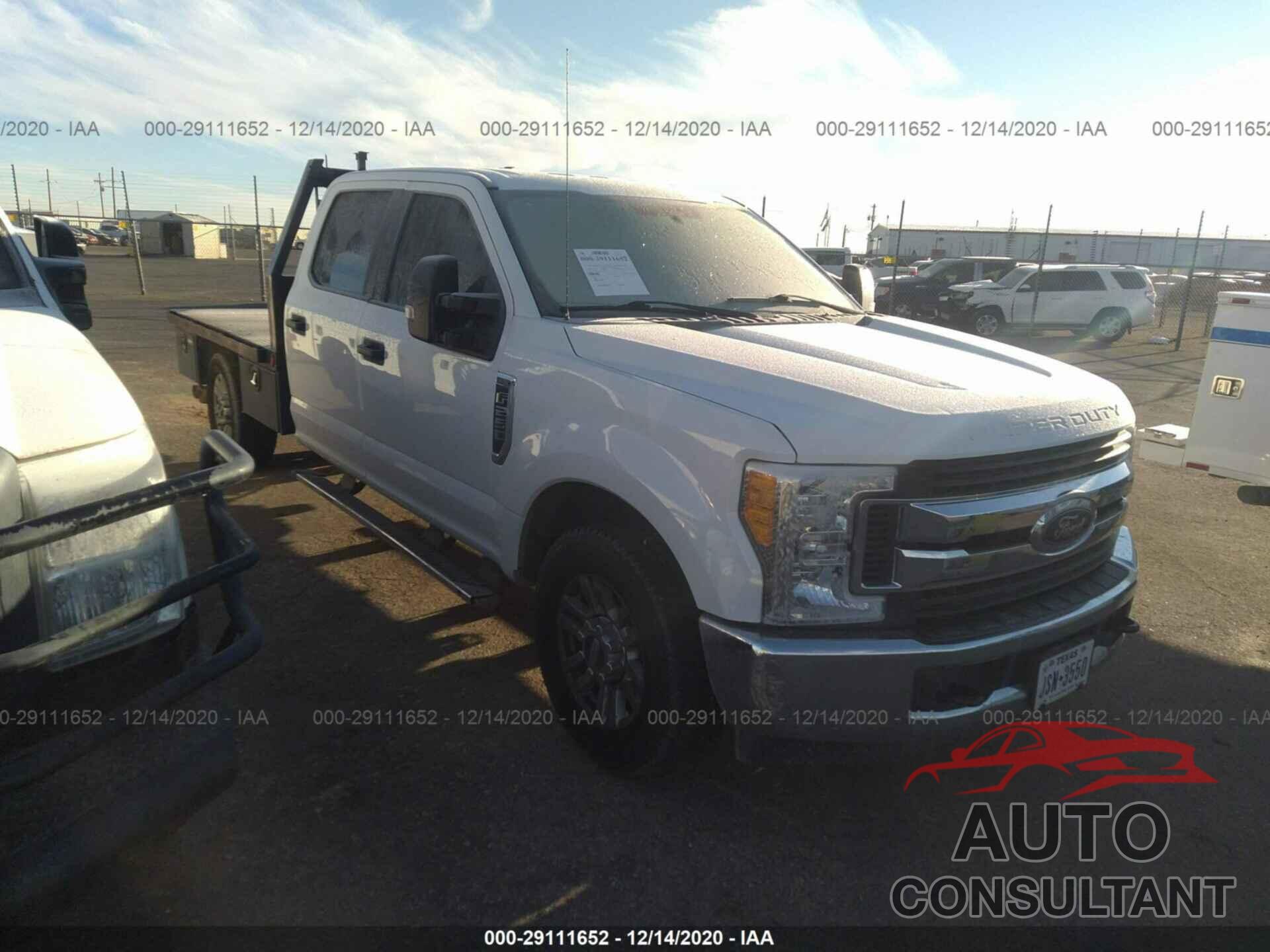 FORD SUPER DUTY F-250 SRW 2017 - 1FT7W2AT0HED69439