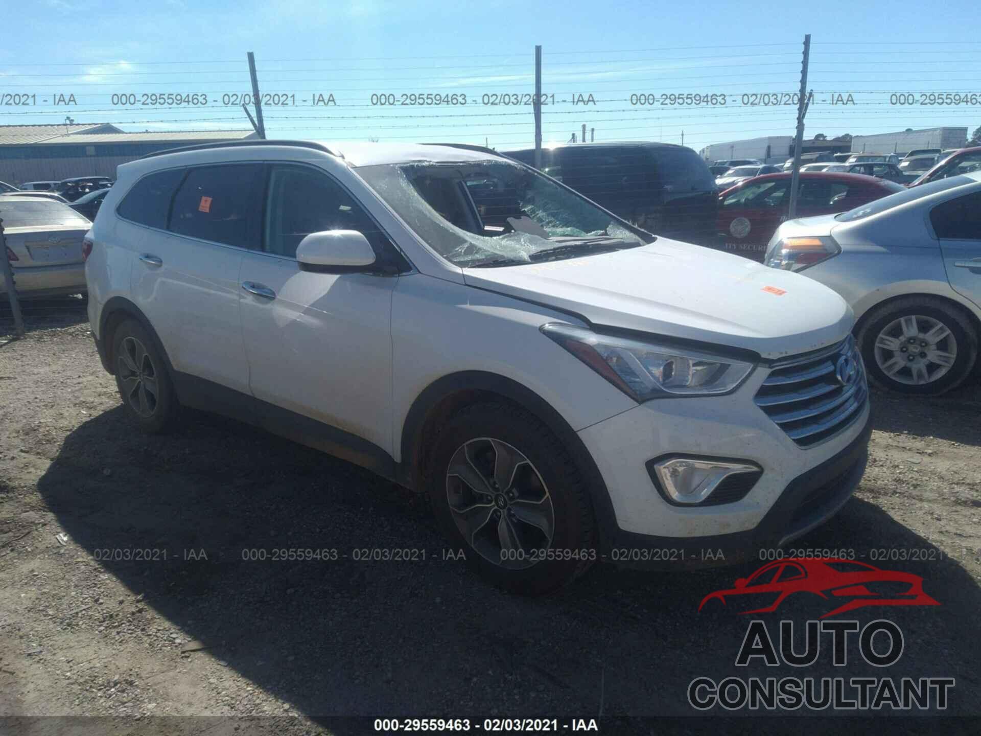 HYUNDAI SANTA FE 2016 - KM8SM4HF7GU146584