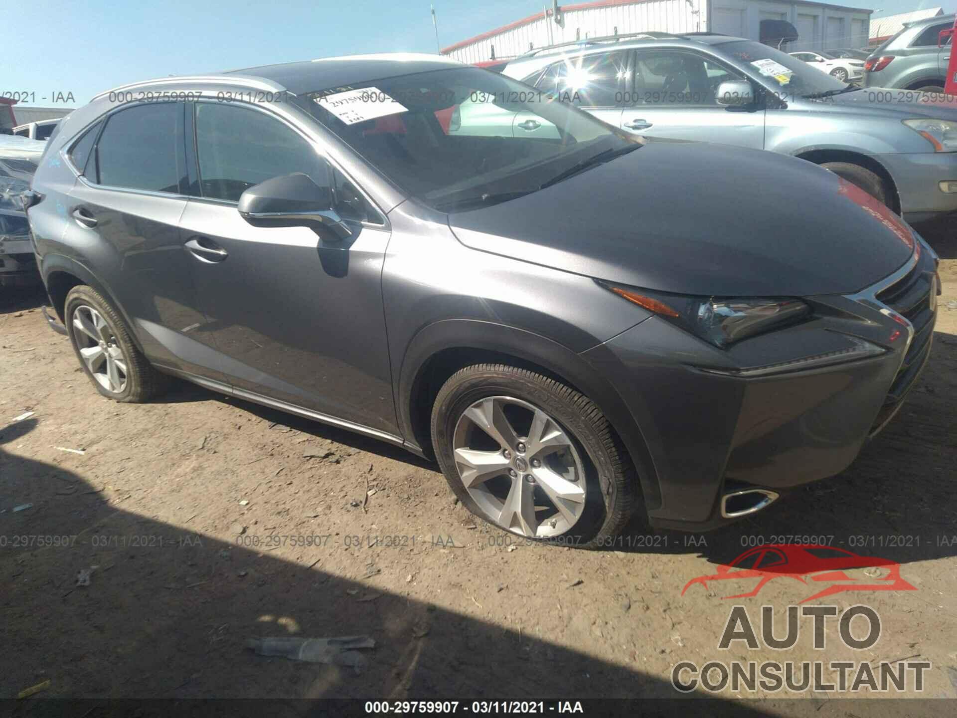 LEXUS NX 2017 - JTJYARBZ4H2070887