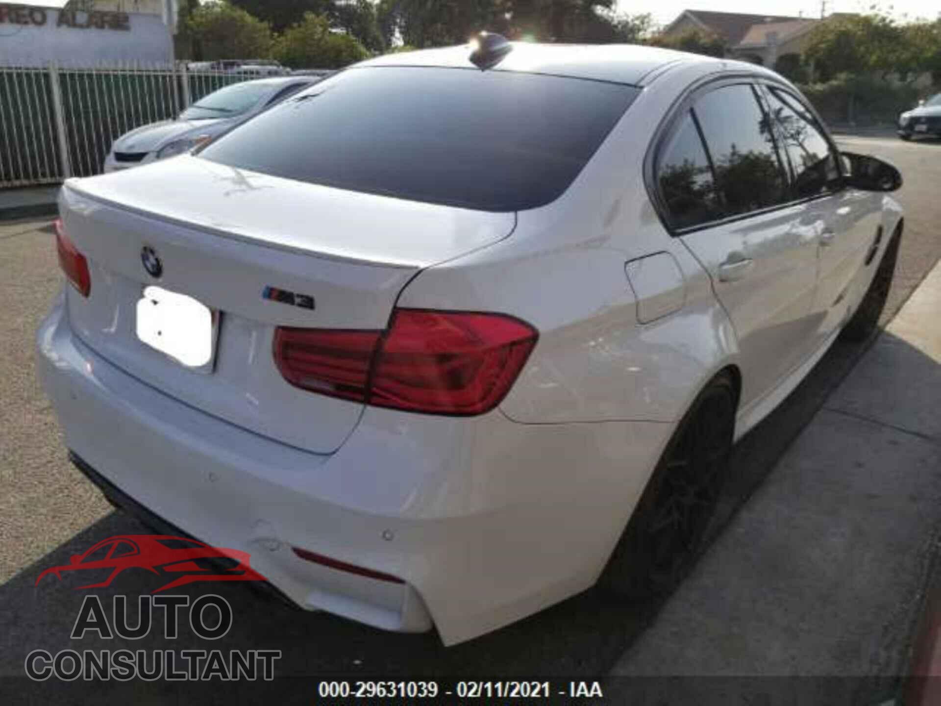 BMW M3 2018 - WBS8M9C59J5J78943