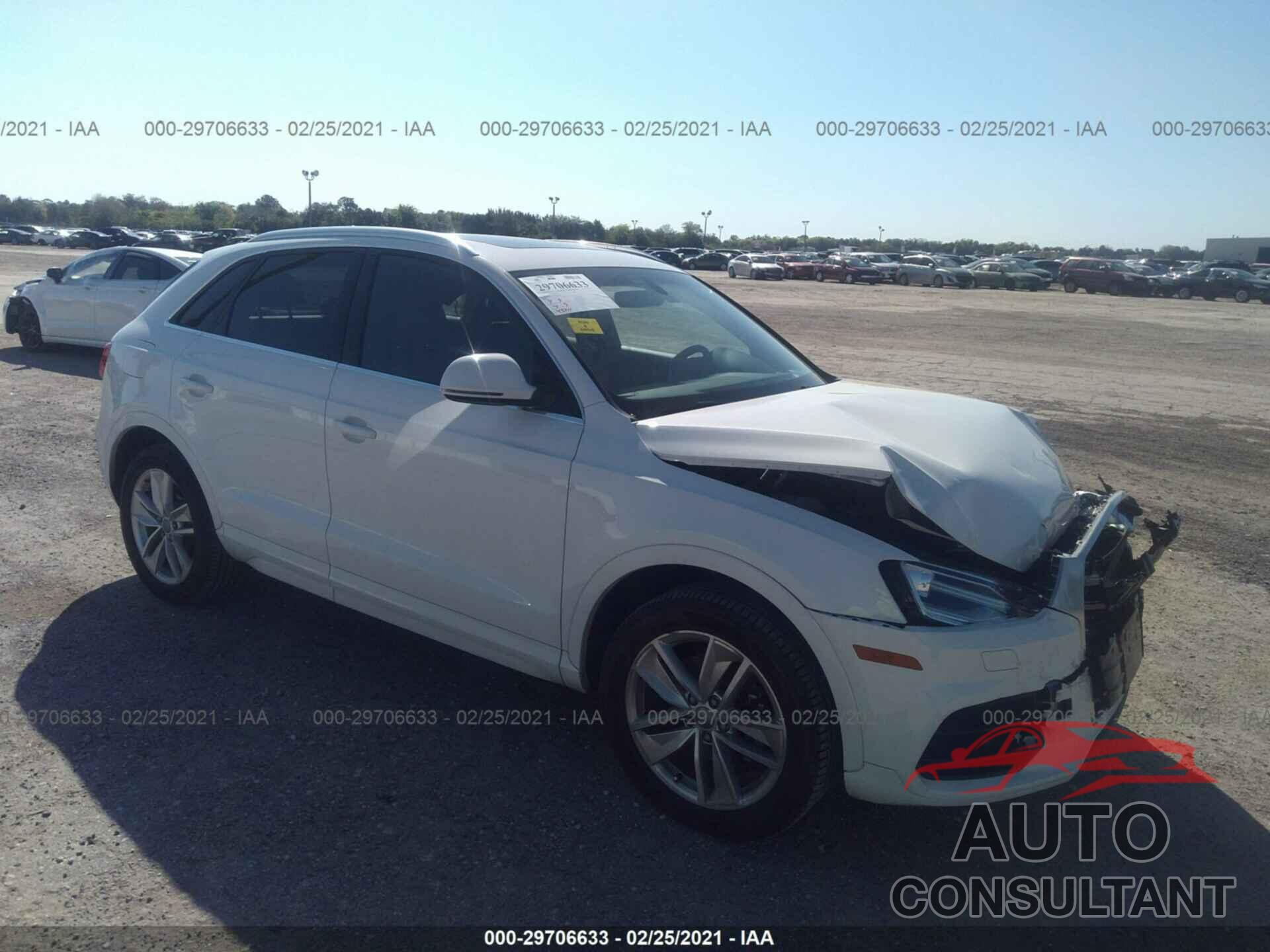 AUDI Q3 2016 - WA1BFCFS9GR014125