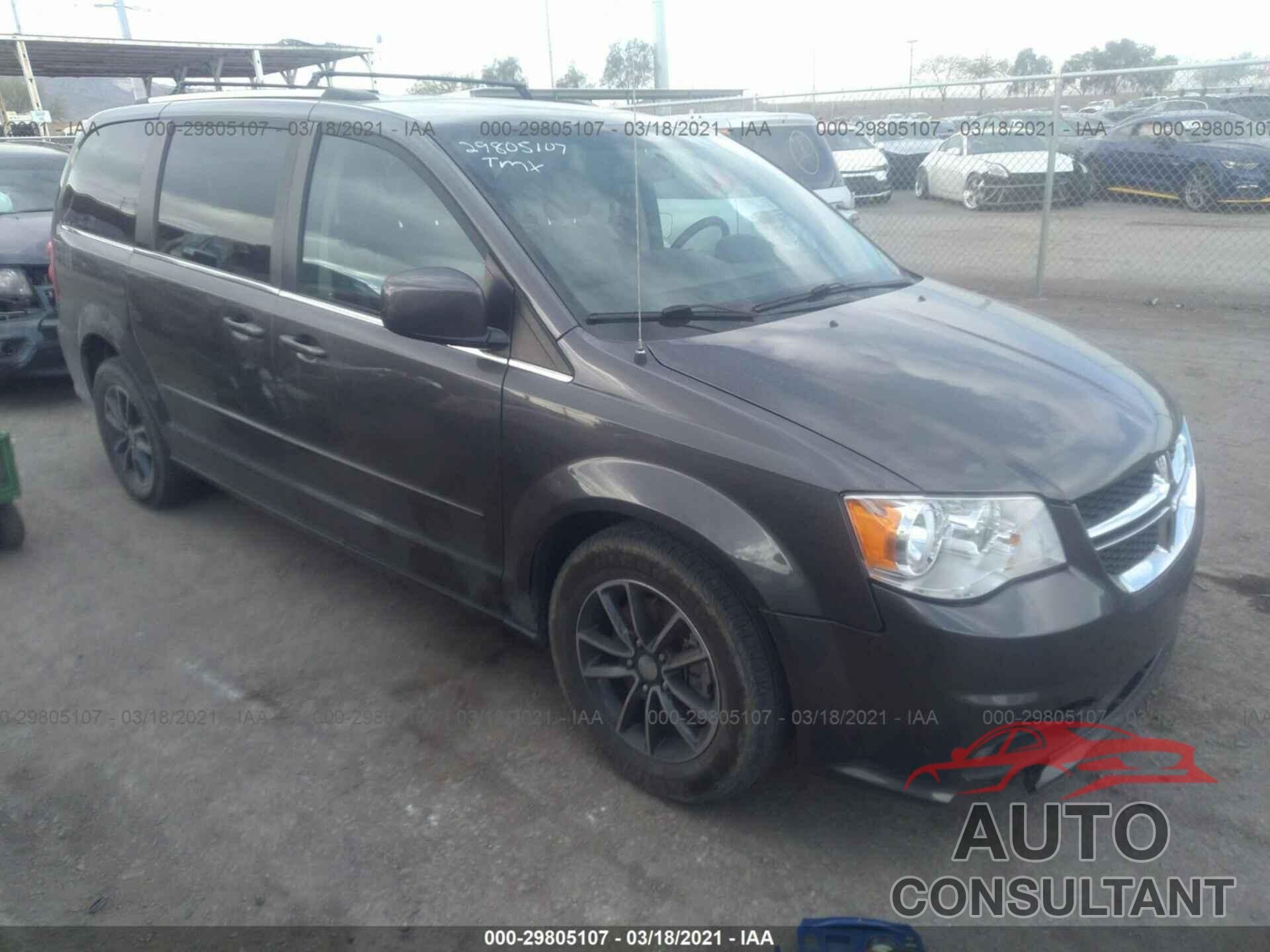 DODGE GRAND CARAVAN 2017 - 2C4RDGCG7HR851596