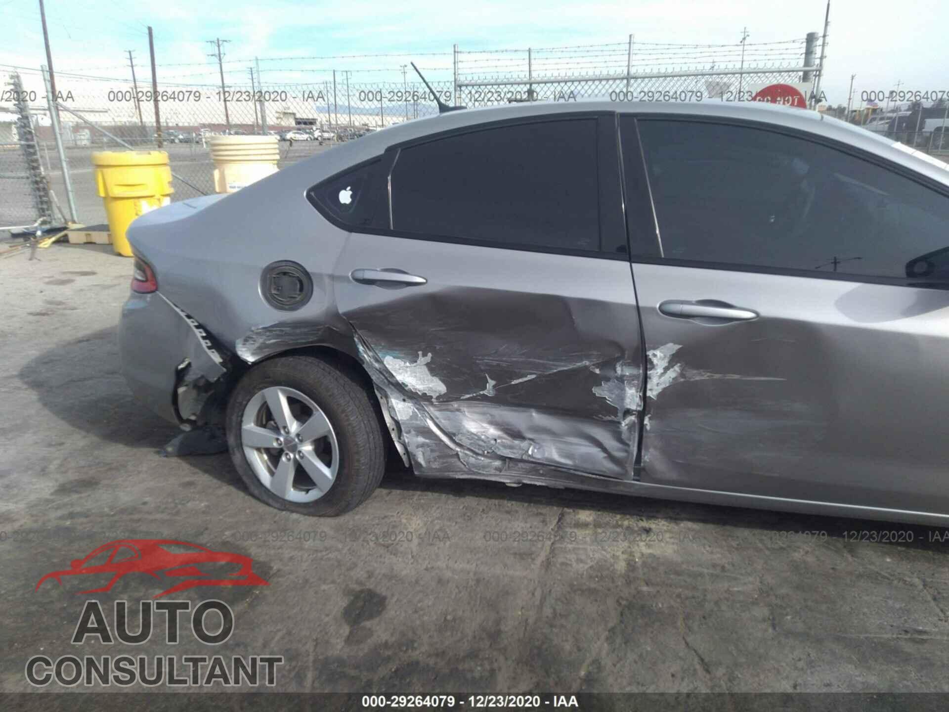 DODGE DART 2016 - 1C3CDFBB3GD605625