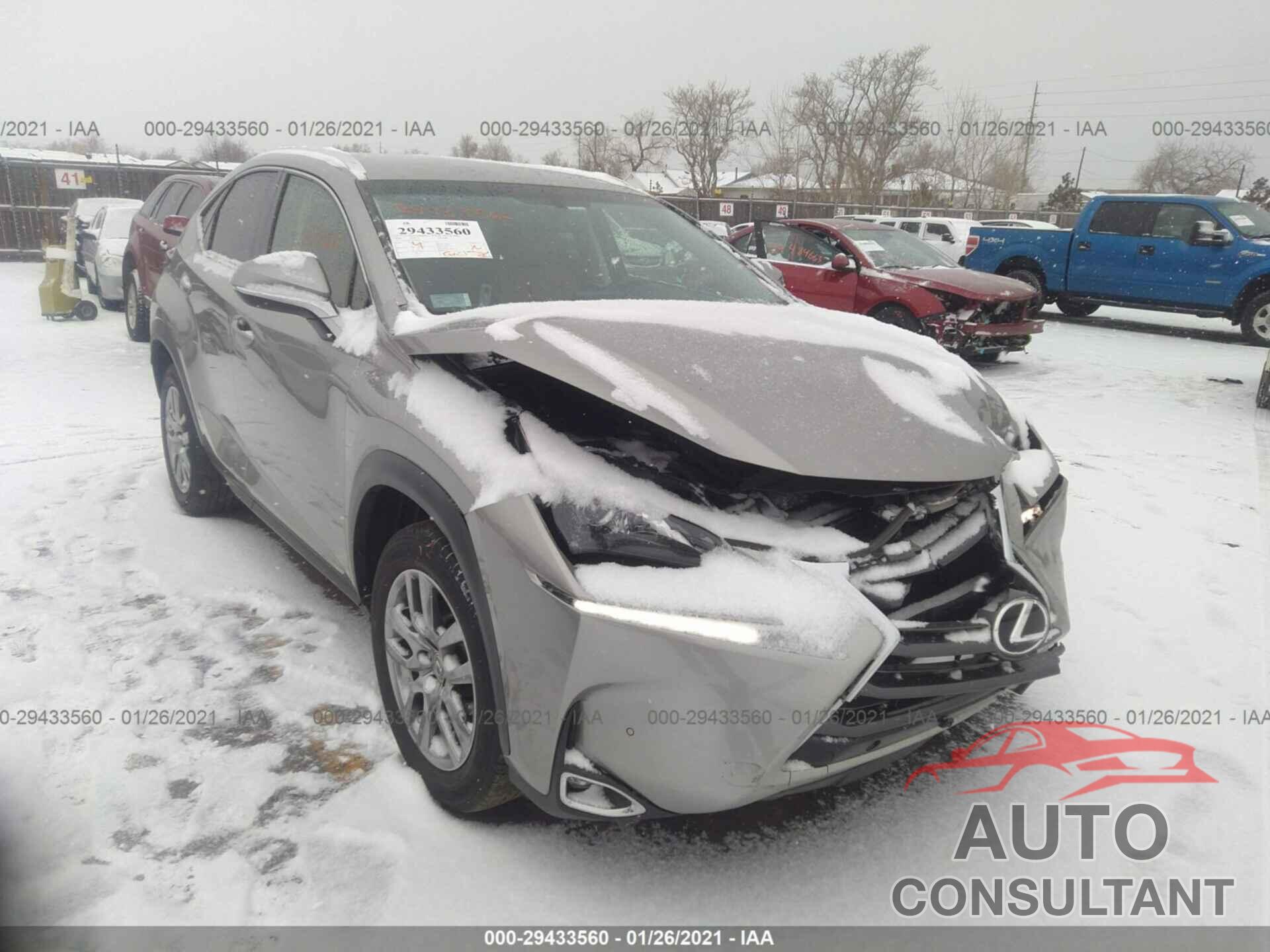 LEXUS NX 200T 2016 - JTJBARBZ9G2069674