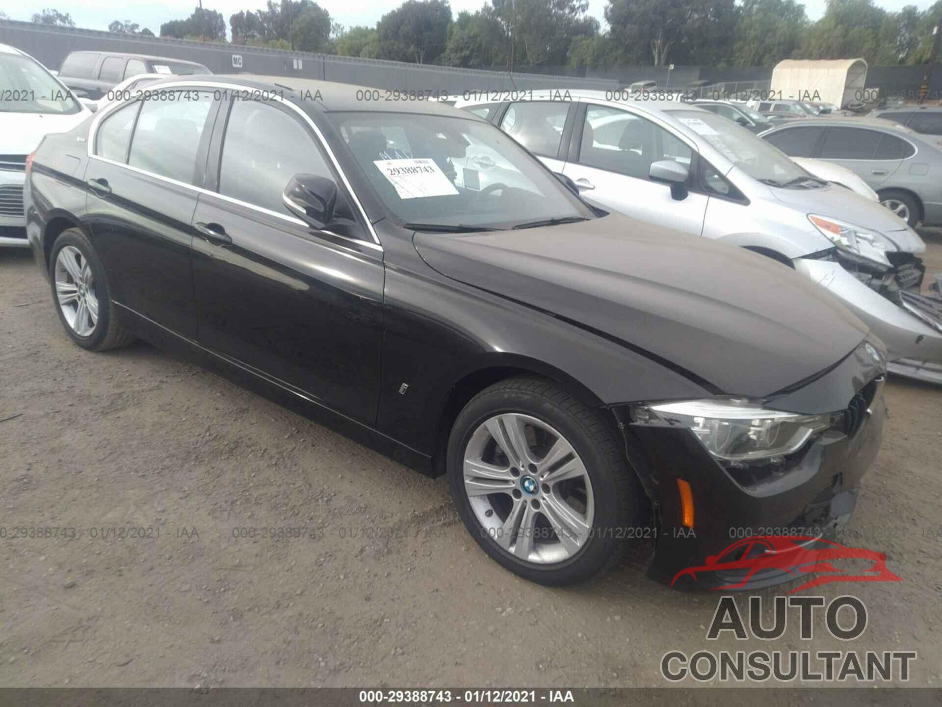 BMW 3 SERIES 2018 - WBA8E1C53JA762605