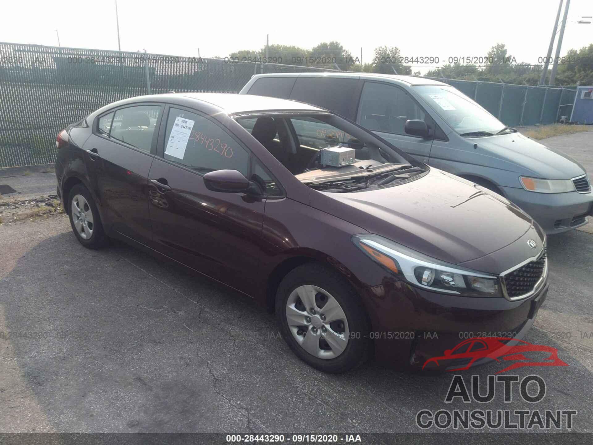 KIA FORTE 2018 - 5TDYZ3DC4HS851841