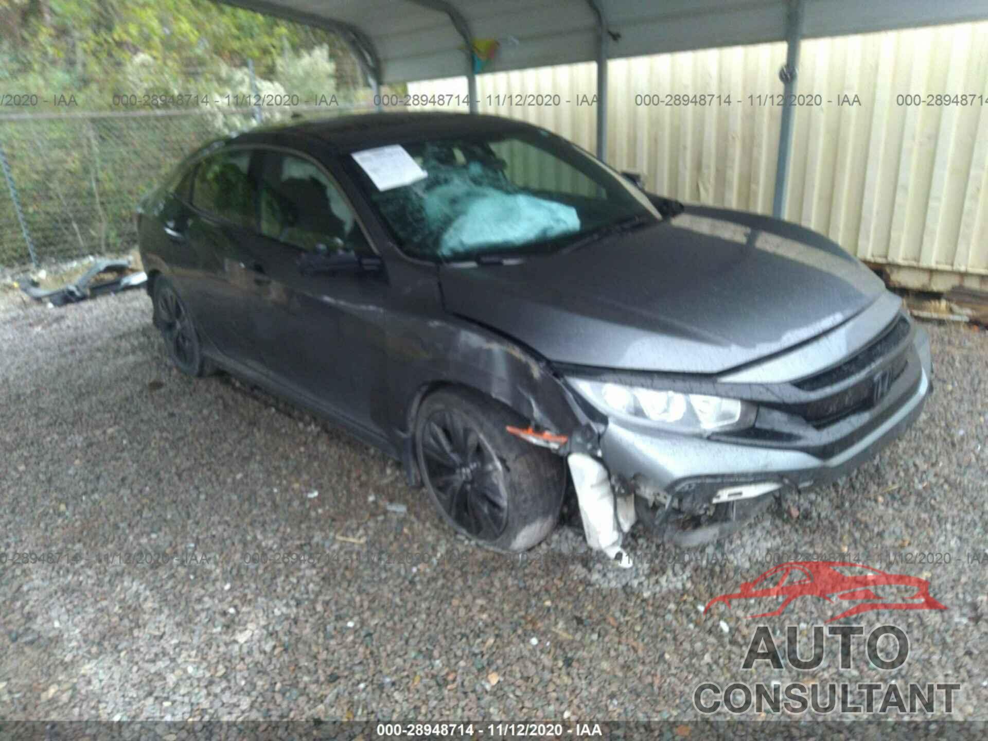 HONDA CIVIC HATCHBACK 2017 - SHHFK7H58HU215604