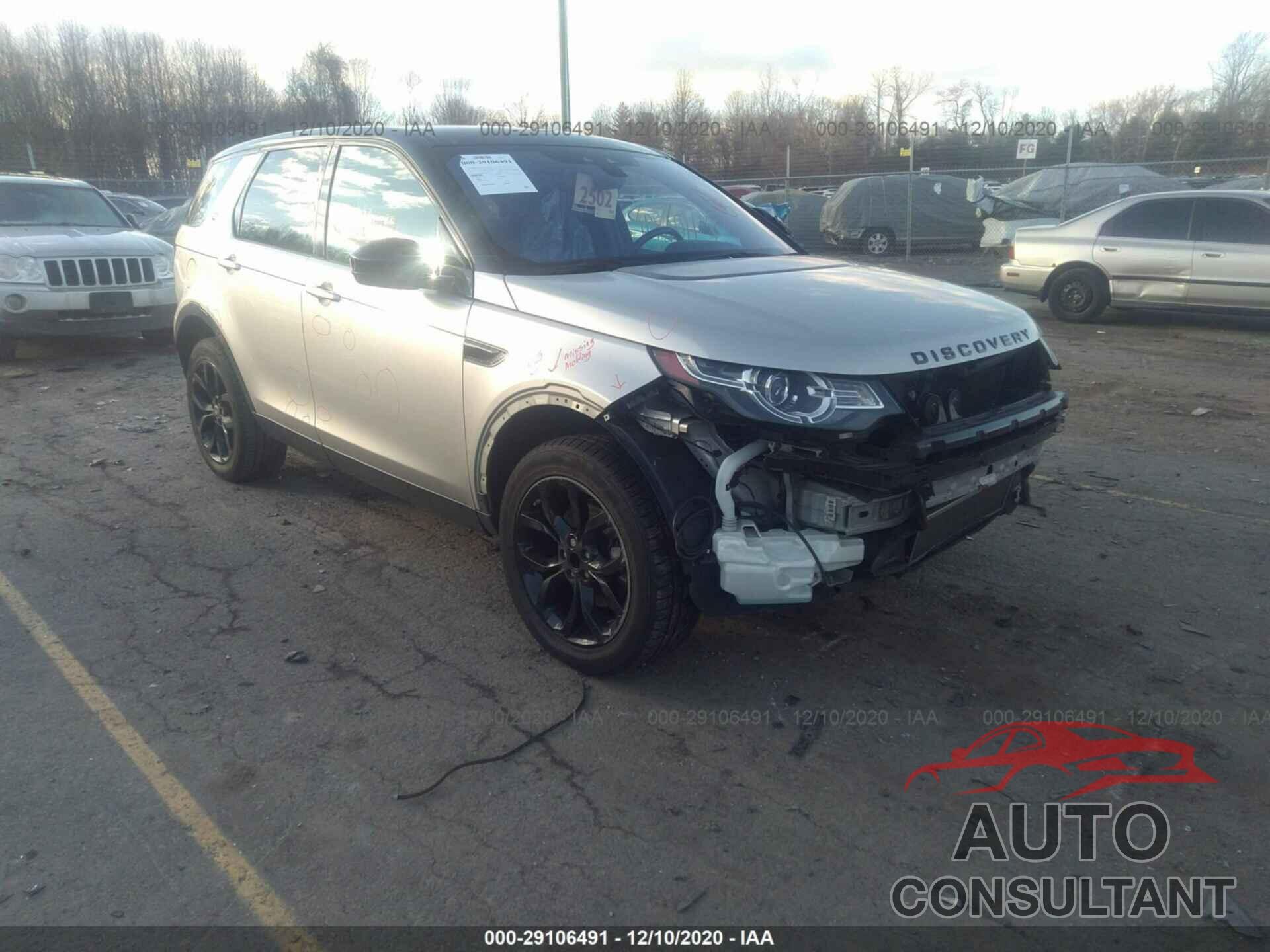 LAND ROVER DISCOVERY SPORT 2017 - SALCR2BG0HH656018