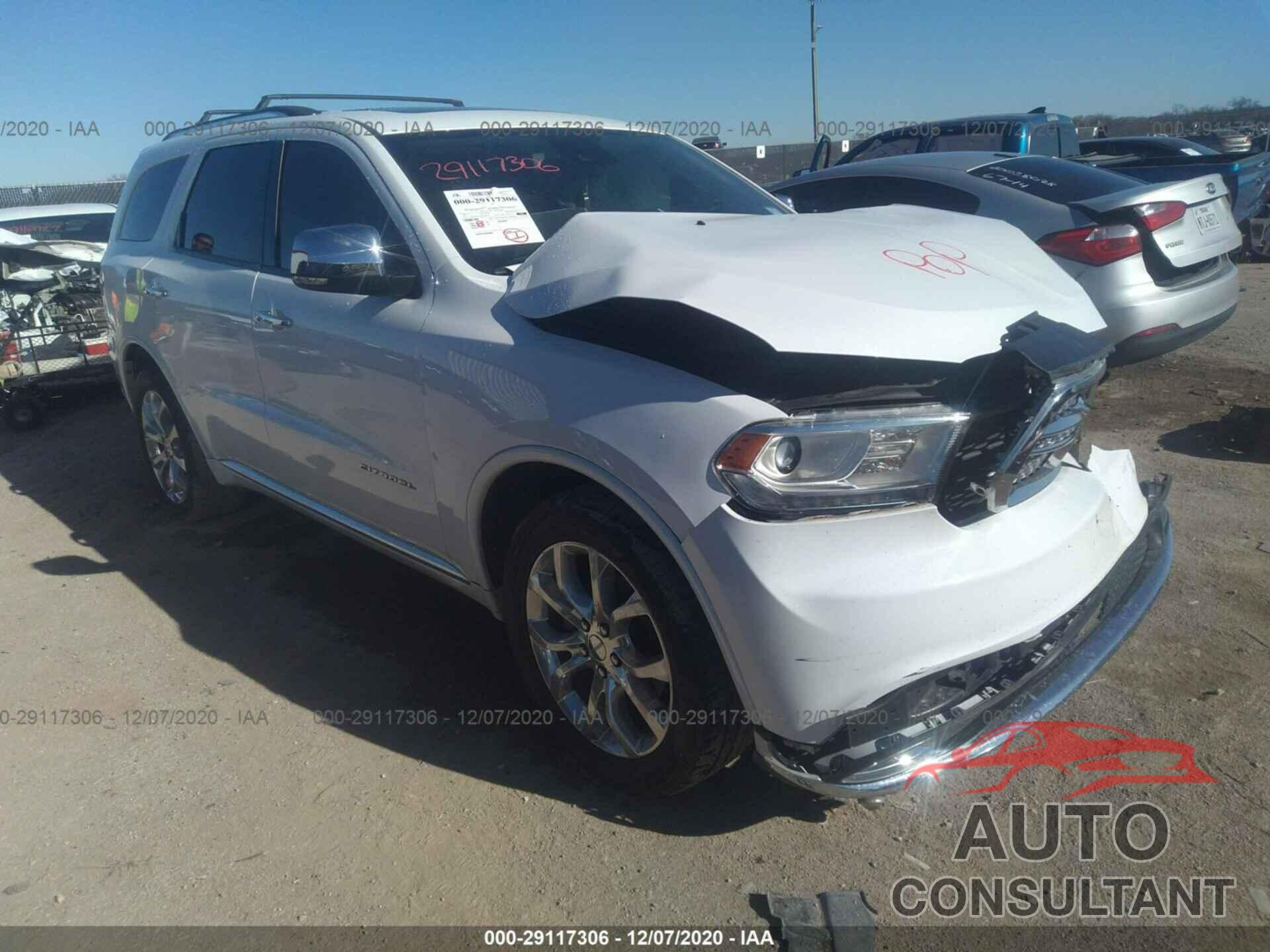 DODGE DURANGO 2017 - 1C4RDHEGXHC664722