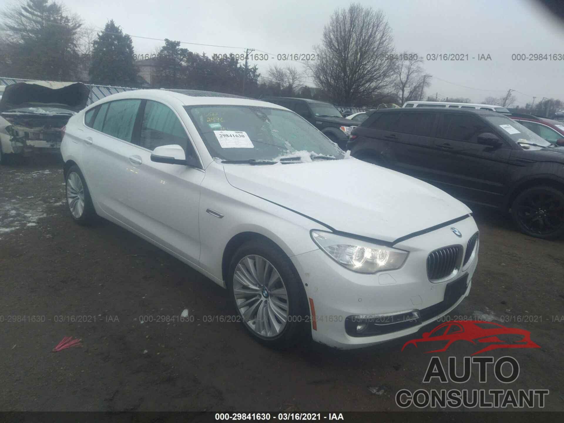 BMW 5 SERIES GRAN TURISMO 2016 - WBA5M4C50GD186566