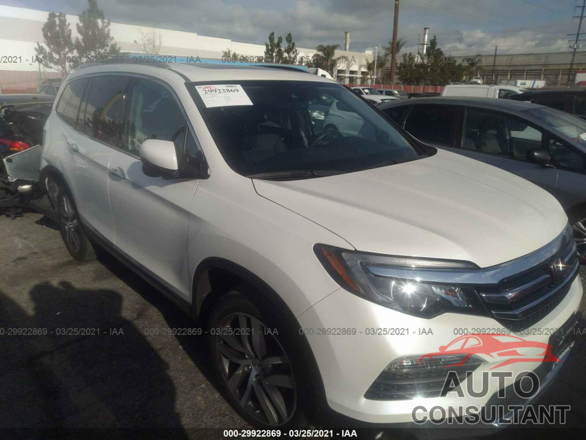 HONDA PILOT 2018 - 5FNYF6H9XJB059860