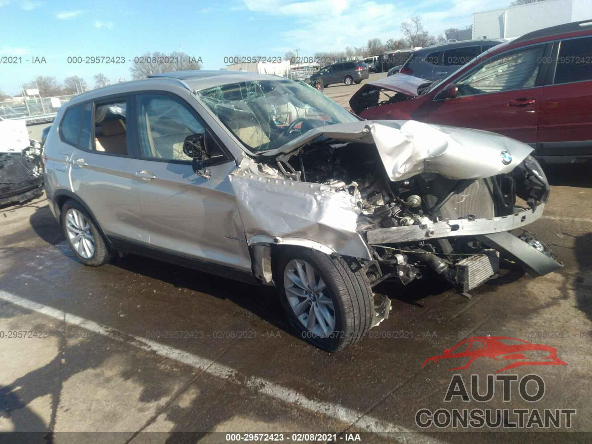 BMW X3 2017 - 5UXWX9C54H0D97890