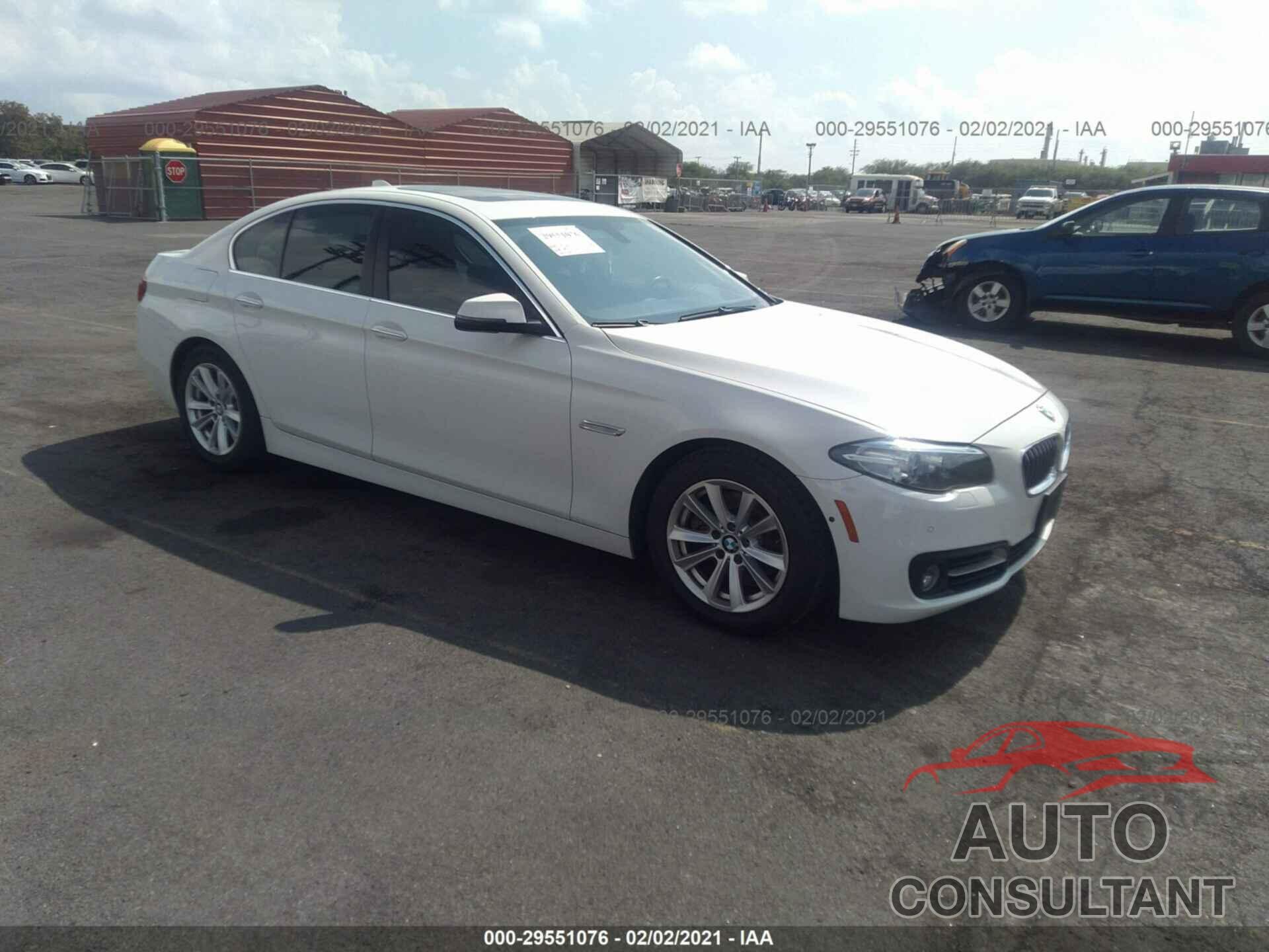 BMW 5 SERIES 2016 - WBA5A5C53GG350003