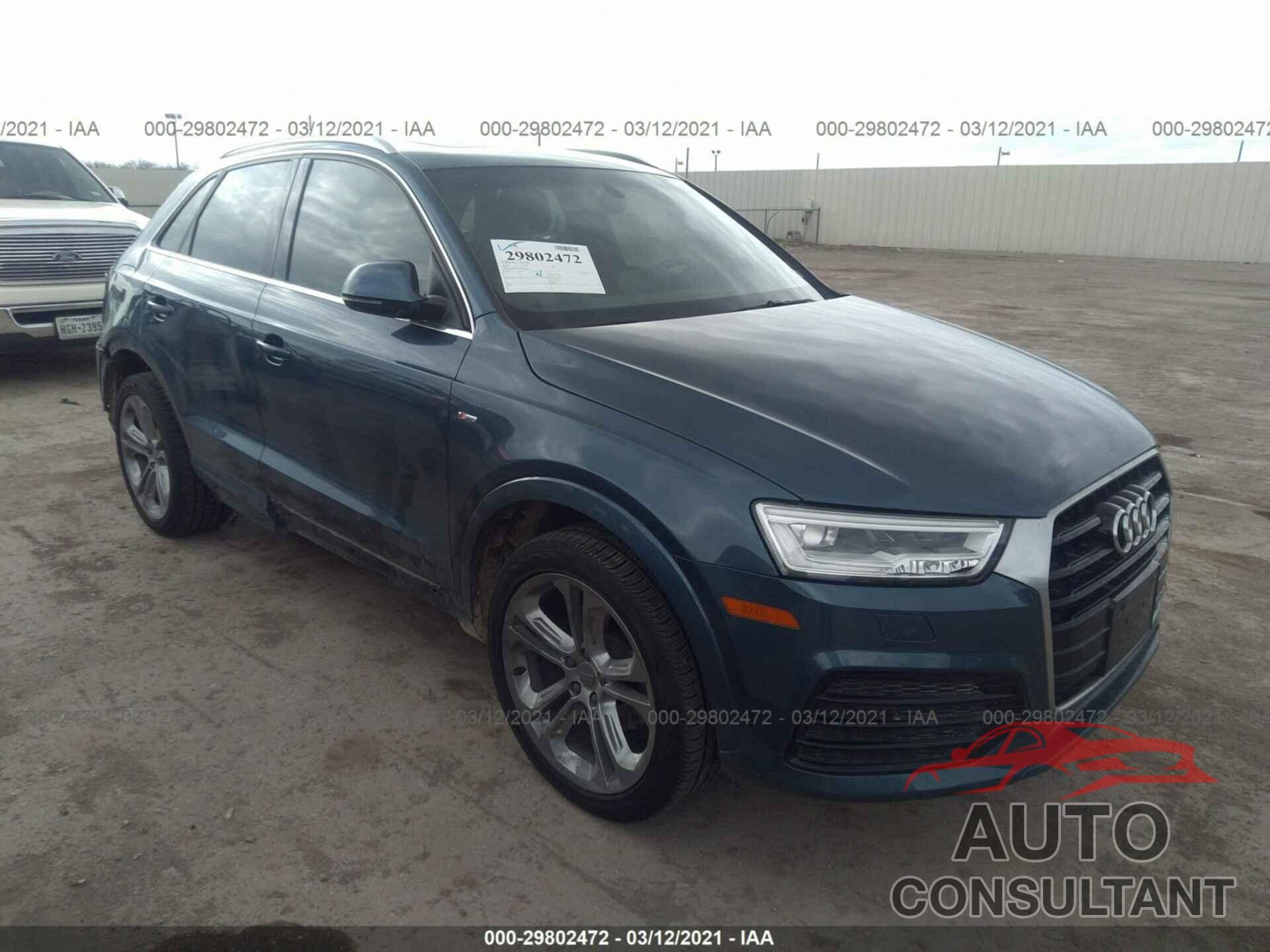 AUDI Q3 2018 - WA1HCCFS0JR015433