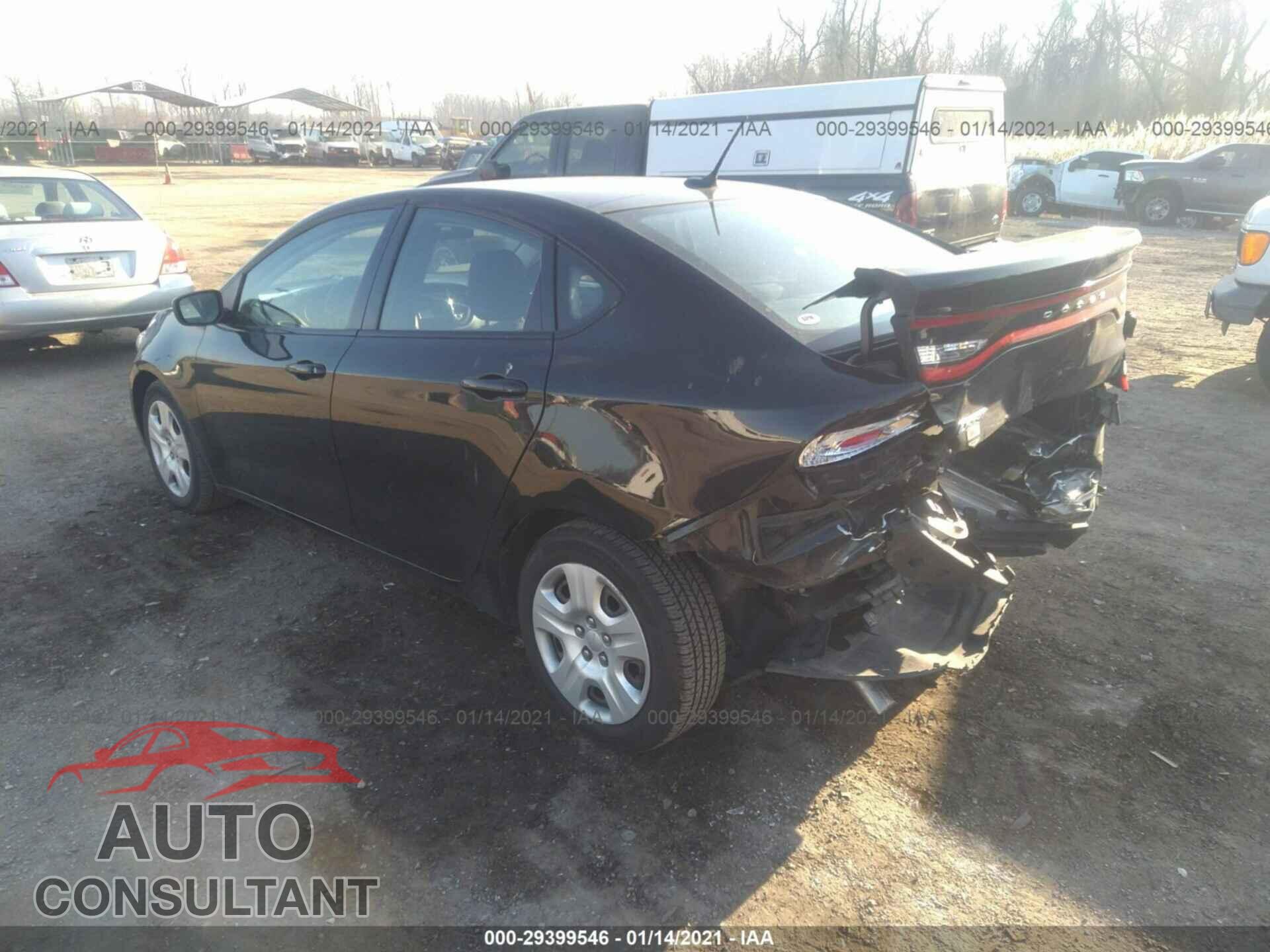DODGE DART 2016 - 1C3CDFAA4GD505297