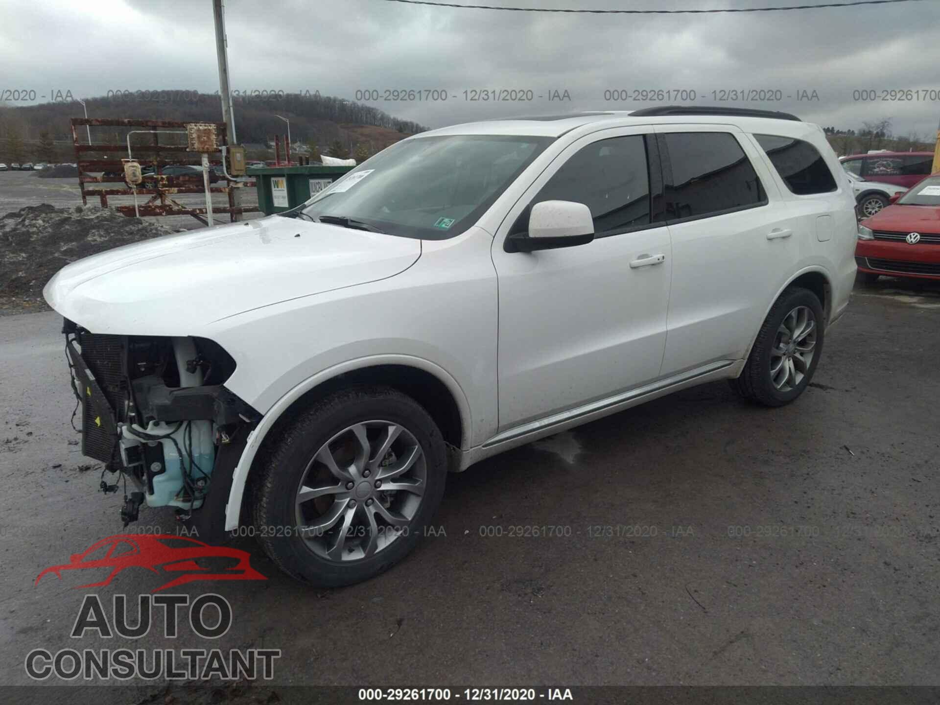 DODGE DURANGO 2018 - 1C4RDJAG3JC202134