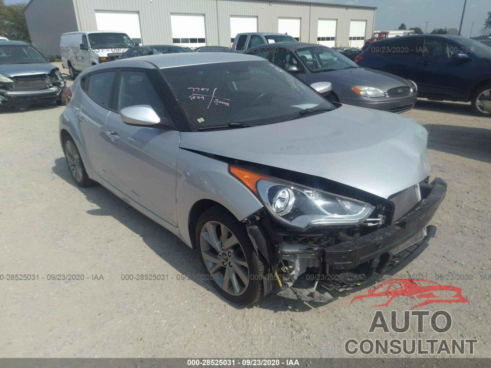 HYUNDAI VELOSTER 2017 - KMHTC6AD3HU310894