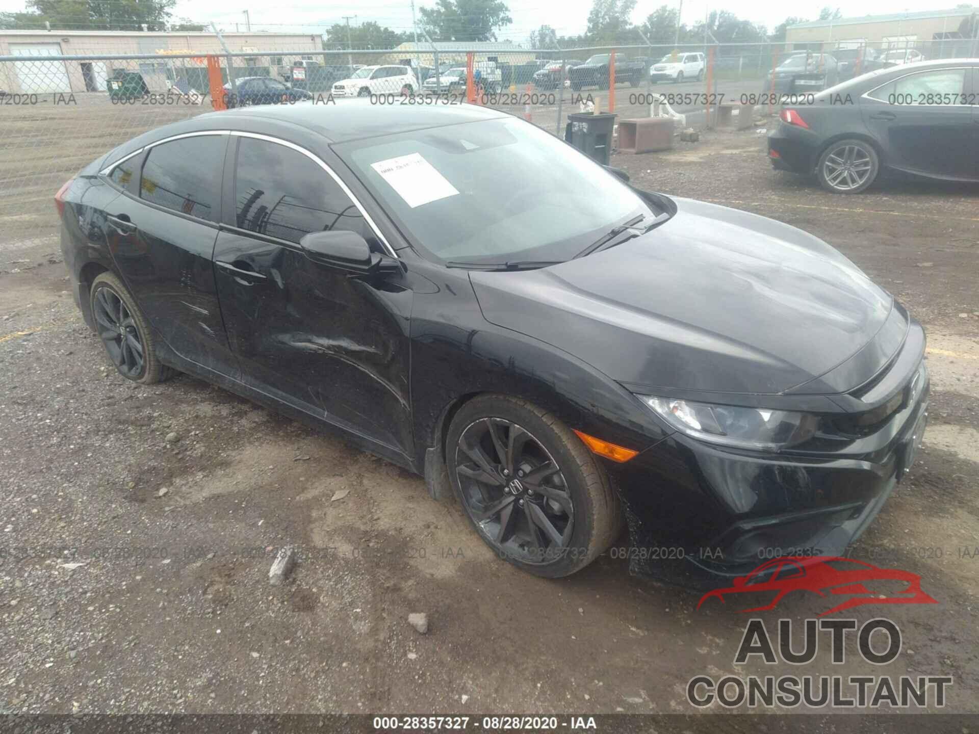 HONDA CIVIC SEDAN 2019 - 19XFC2F80KE027820