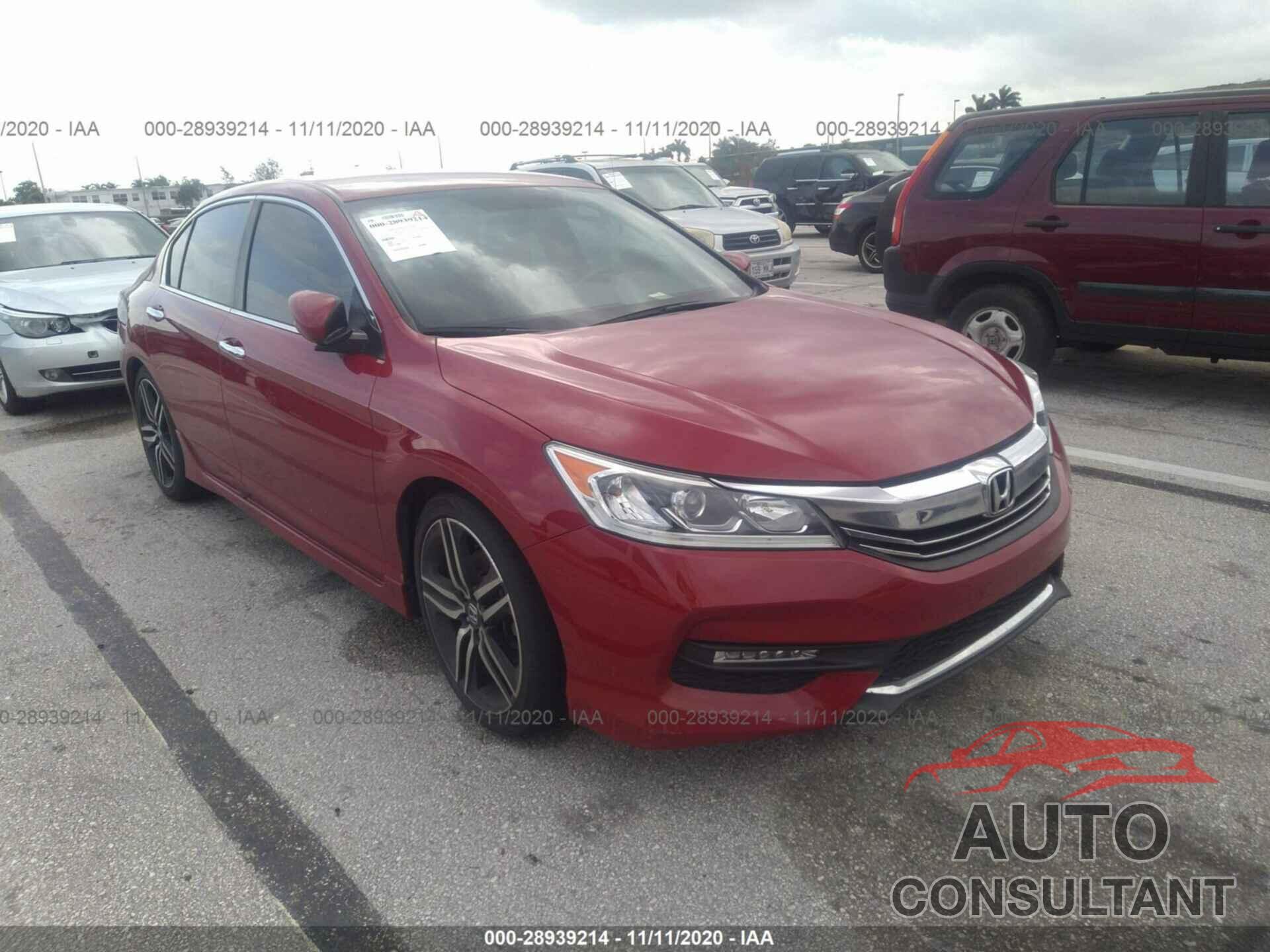 HONDA ACCORD SEDAN 2017 - 1HGCR2F59HA210881