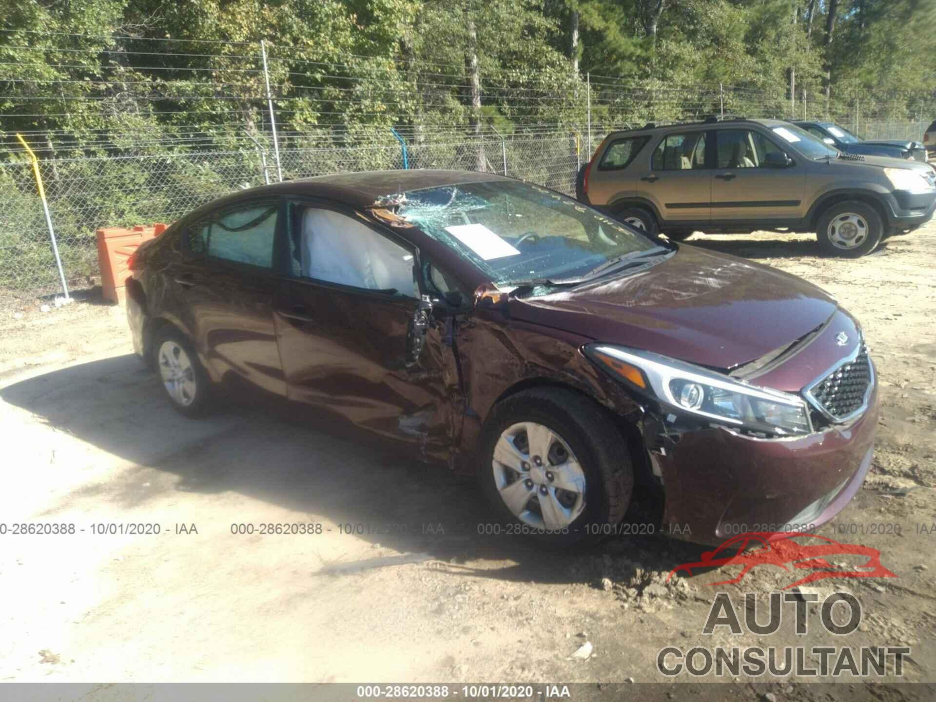 KIA FORTE 2017 - 3KPFK4A76HE160359