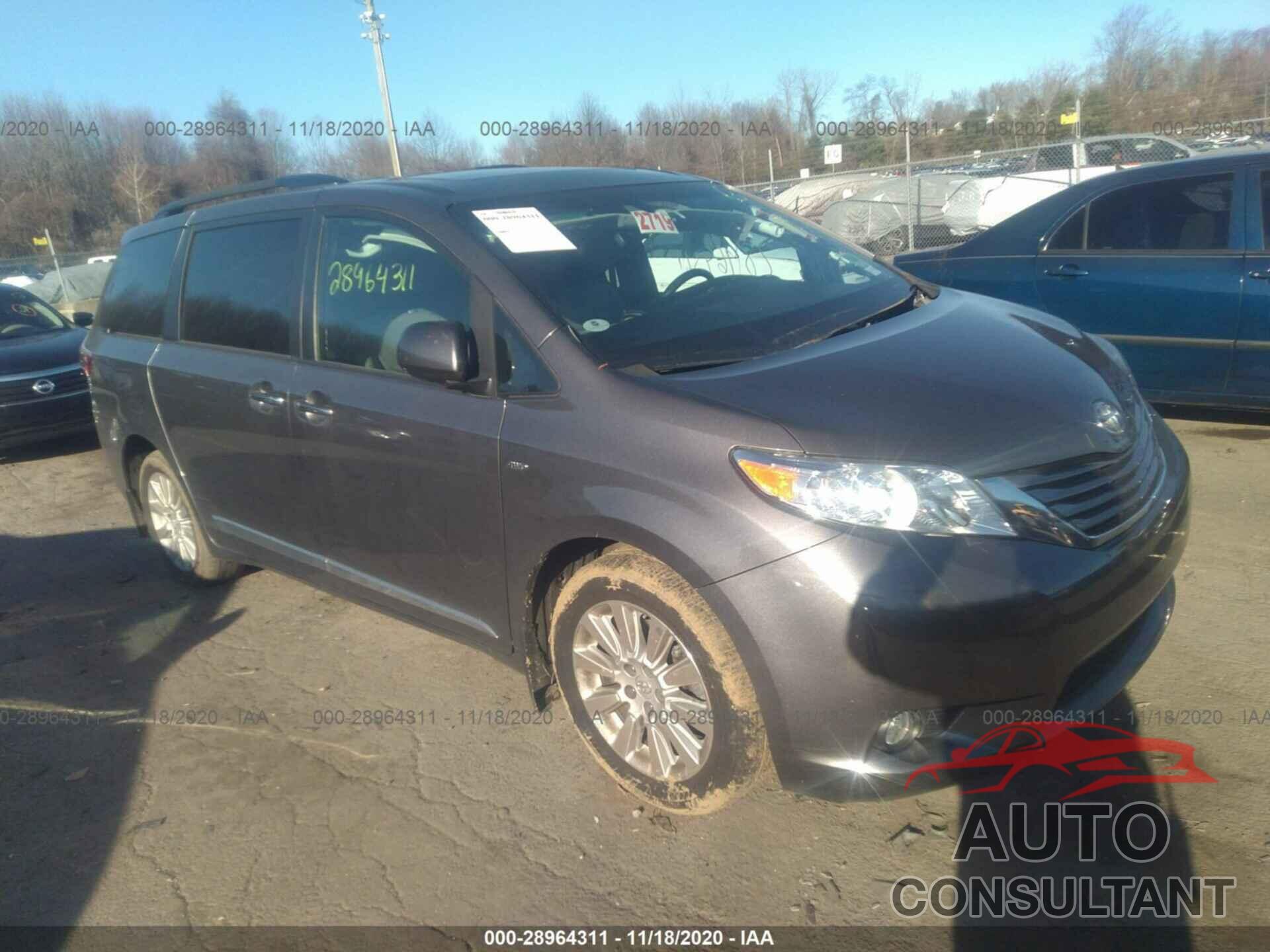 TOYOTA SIENNA 2016 - 5TDDK3DC4GS138391