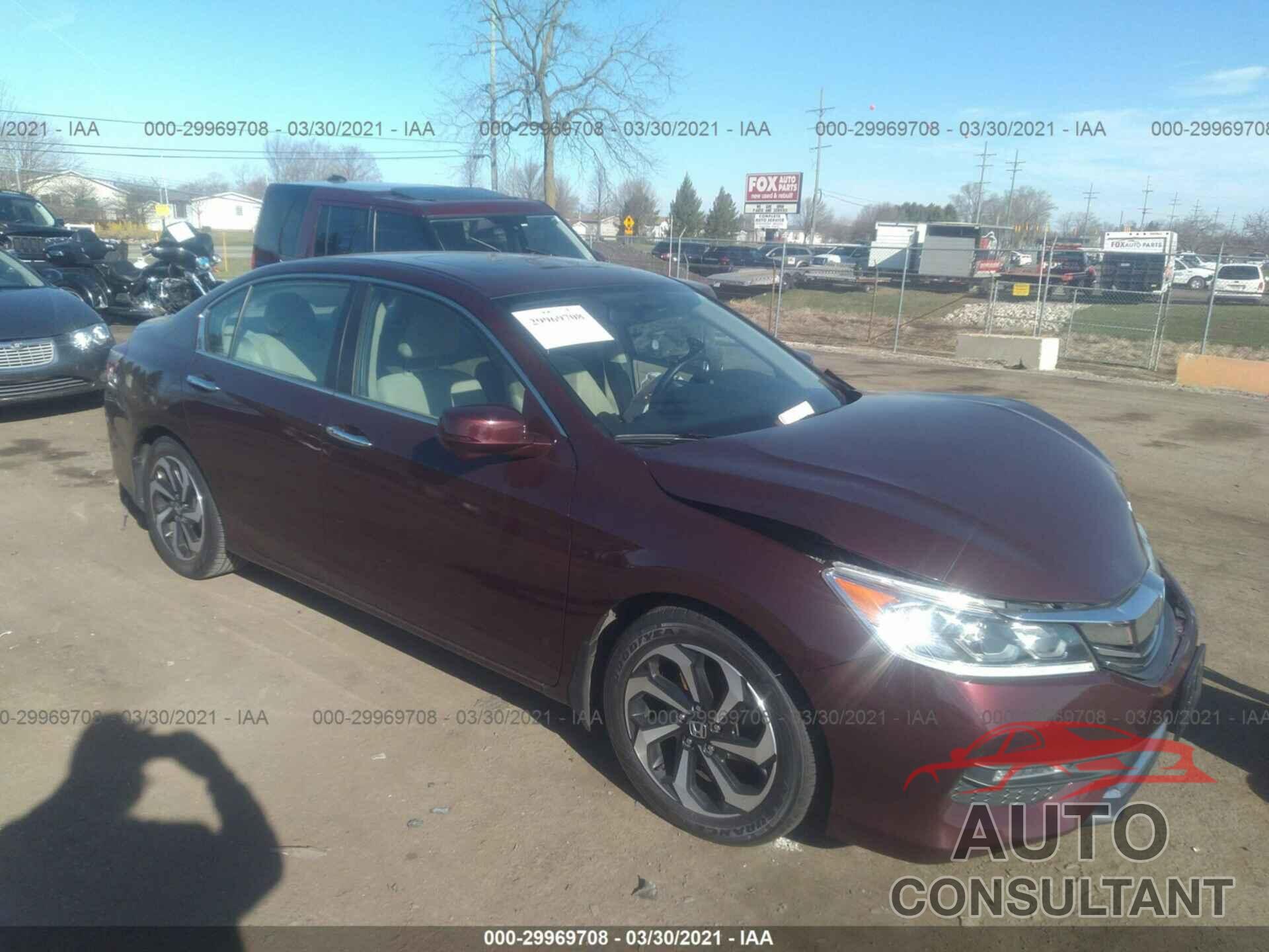 HONDA ACCORD SEDAN 2016 - 1HGCR2F70GA003294