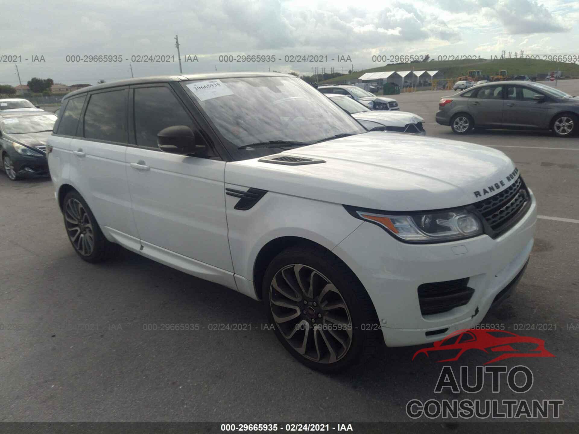 LAND ROVER RANGE ROVER SPORT 2016 - SALWG2VF7GA580455