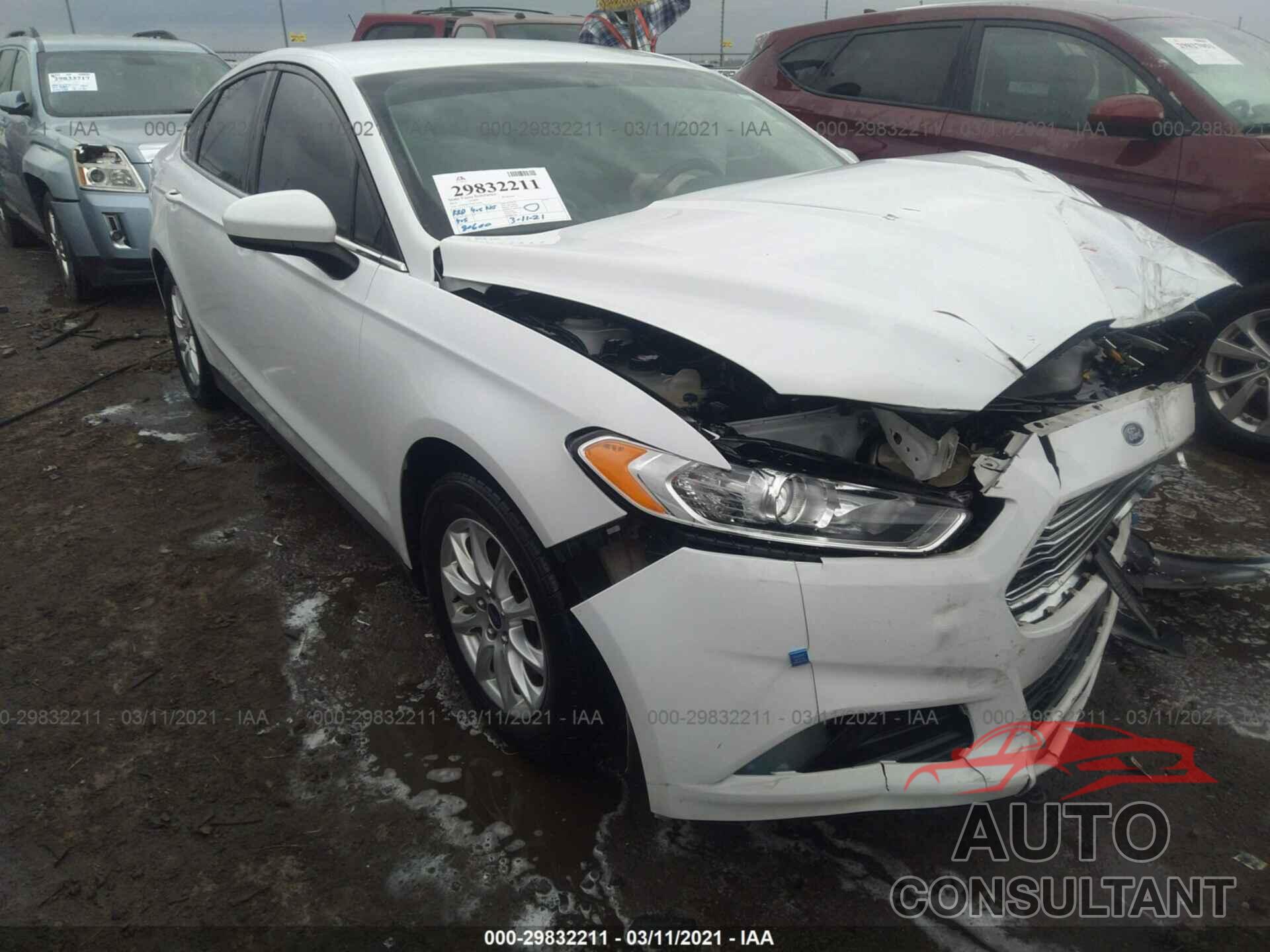 FORD FUSION 2016 - 3FA6P0G72GR130242