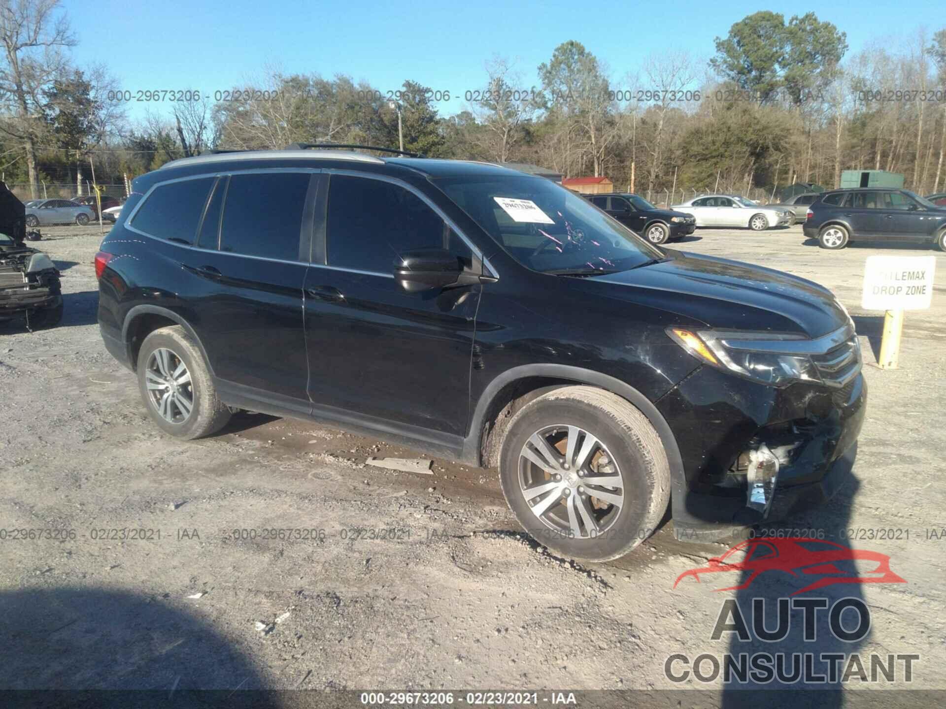 HONDA PILOT 2016 - 5FNYF5H50GB016578